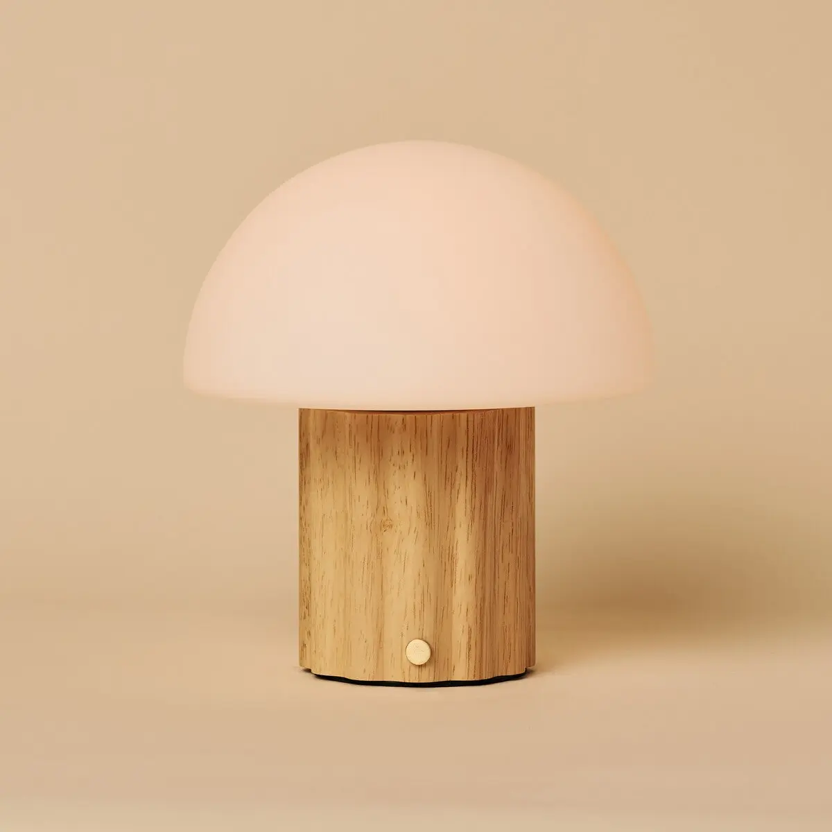 Timo Light Brown Rechargeable Table Lamp | Dimmable, Modular Lampshade & 3 Light Colors