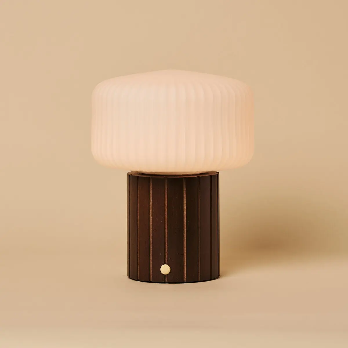 Margaux Dark Brown Rechargeable Table Lamp | Stylish, Cordless & 3 Light Modes