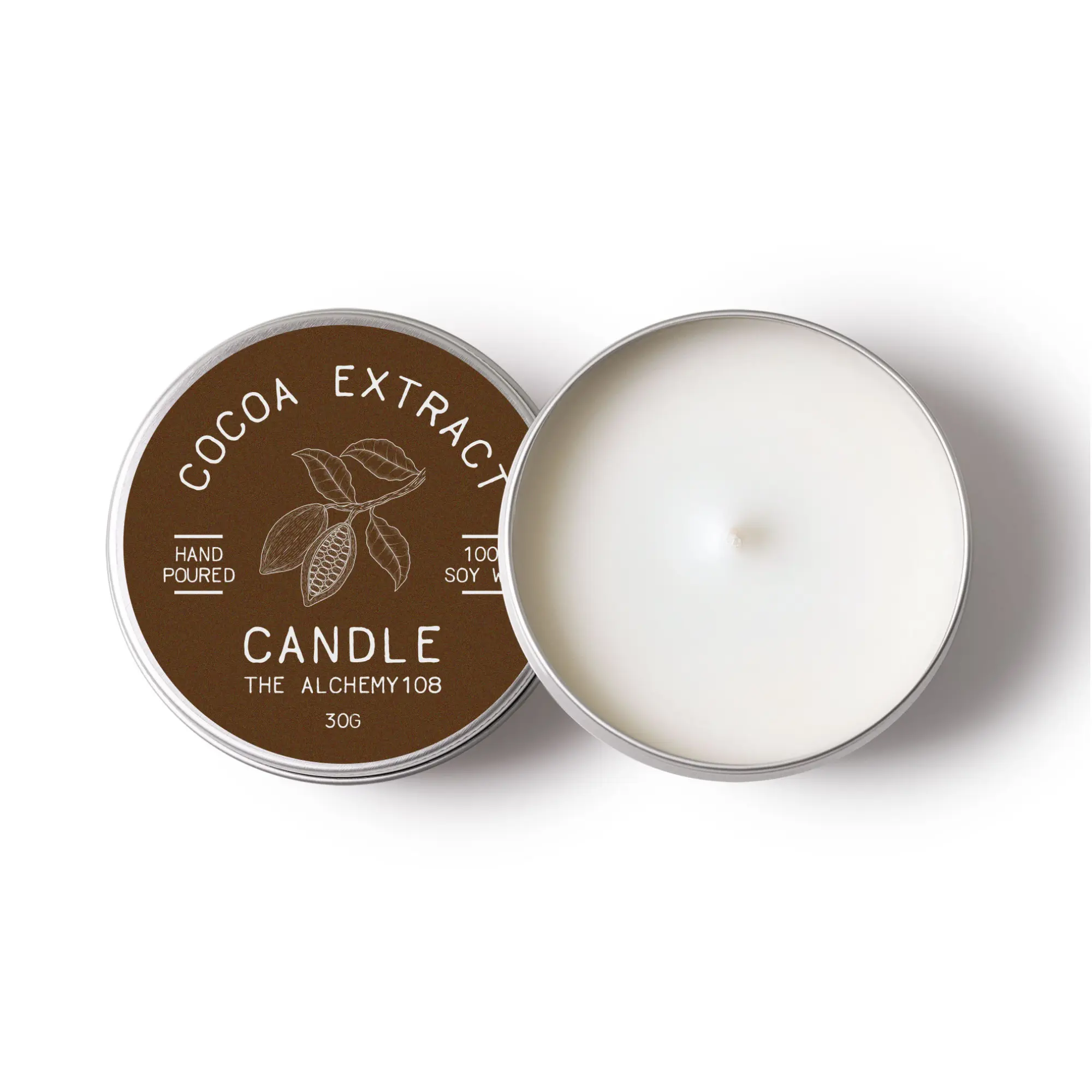 CACAO EXTRACT Mini Soy Wax Candle