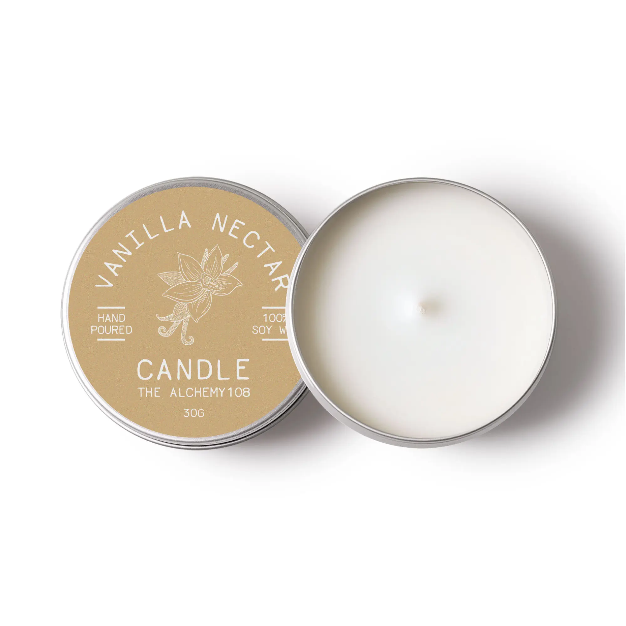 VANILLA NECTAR Mini Soy Wax Candle