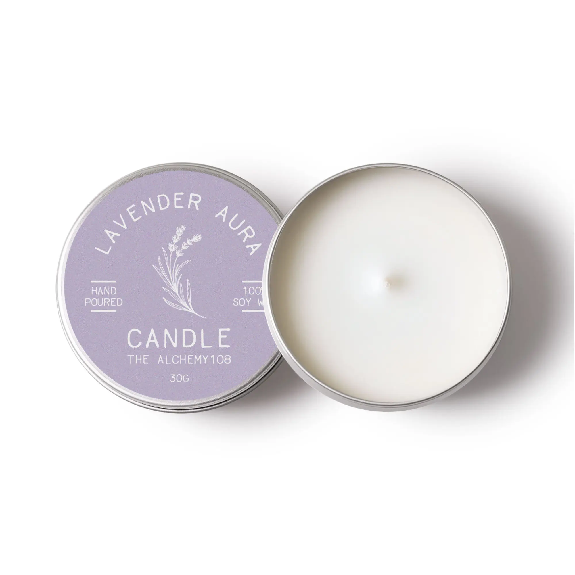 LAVENDER AREA Mini Soy Wax Candle