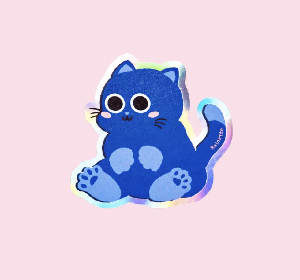 Sticker holographique x 10ex