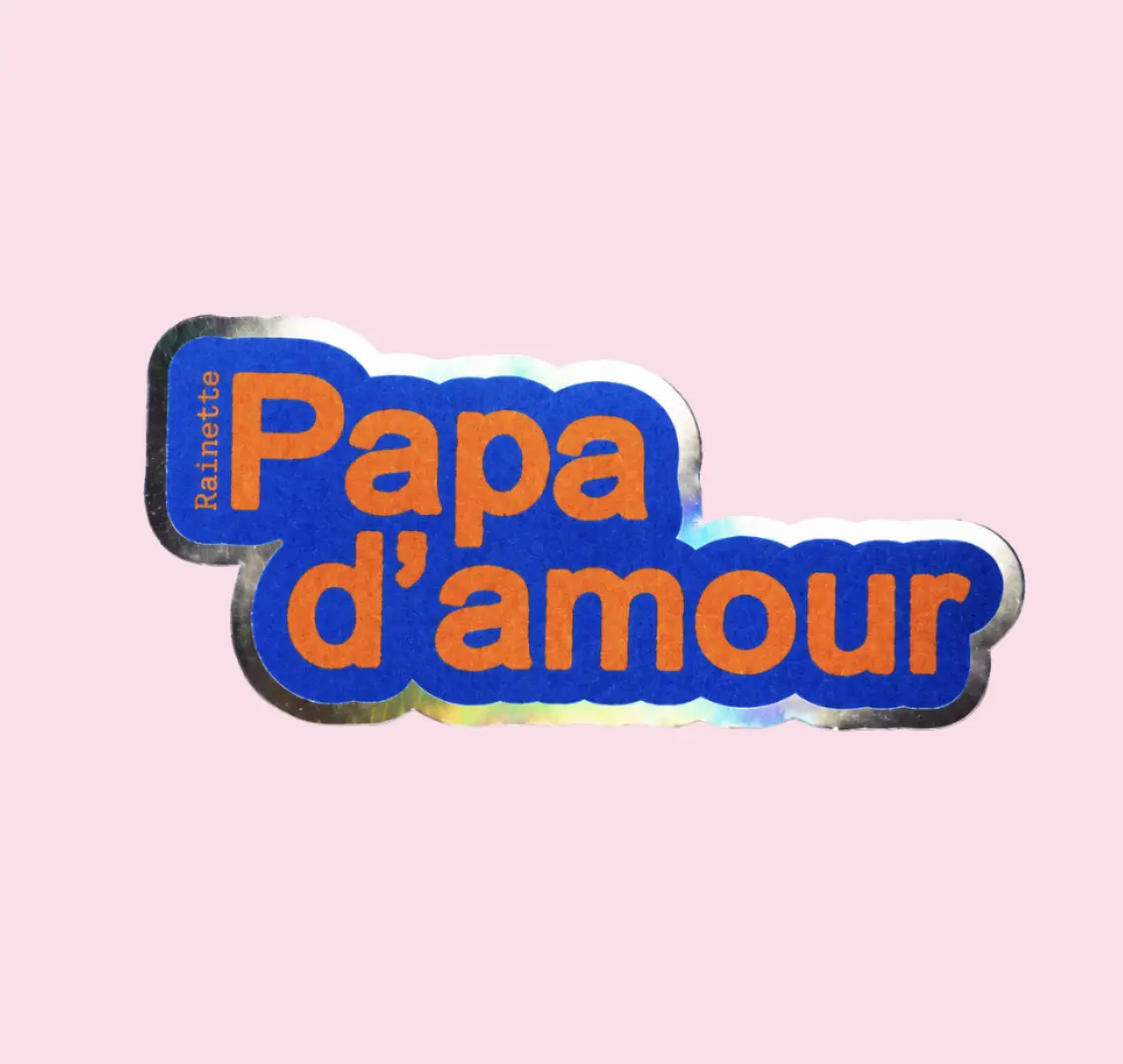 Sticker holographique x 10ex