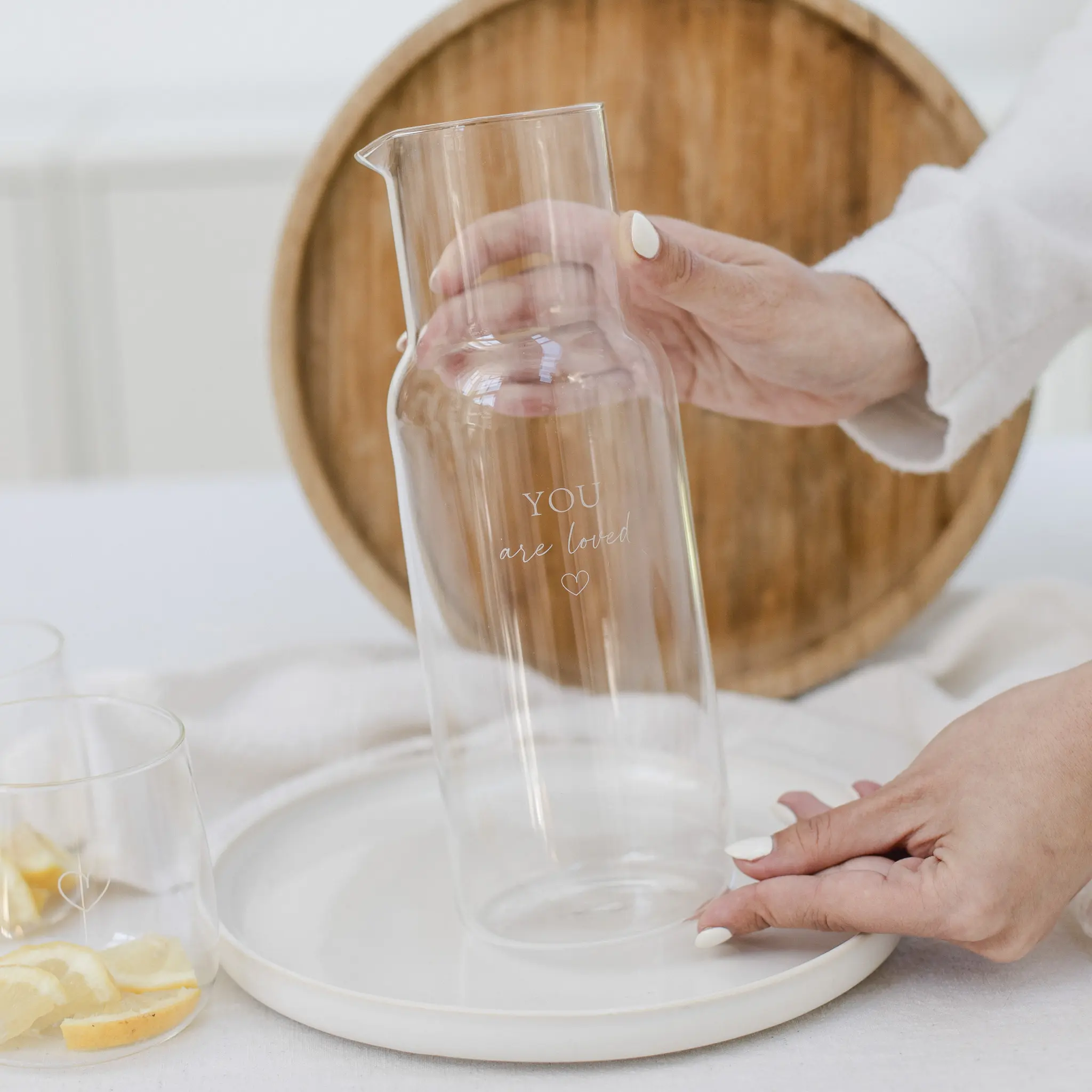 Wasserkaraffe "You are loved" 1,2l
