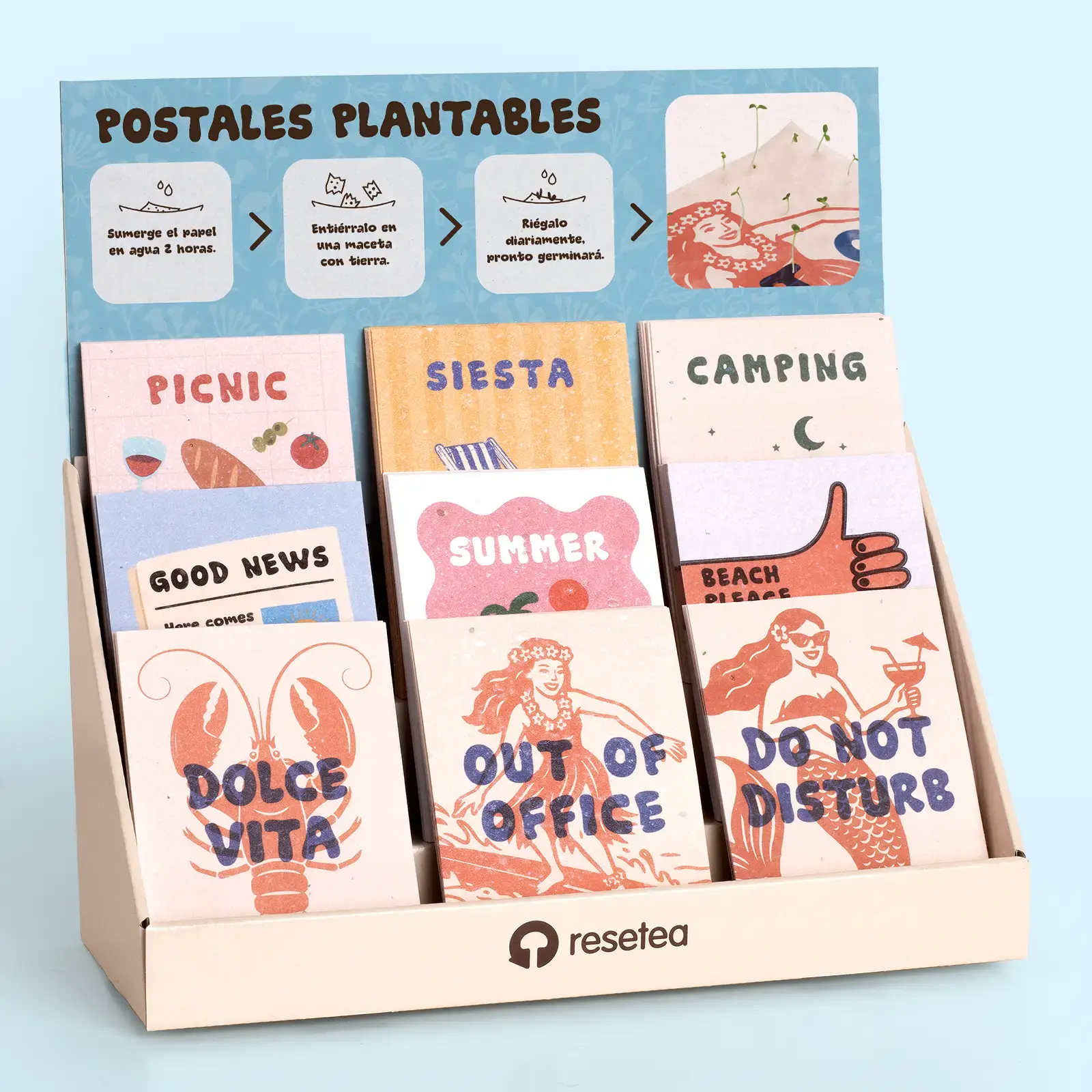 Sommerliche Postkartenausstellung