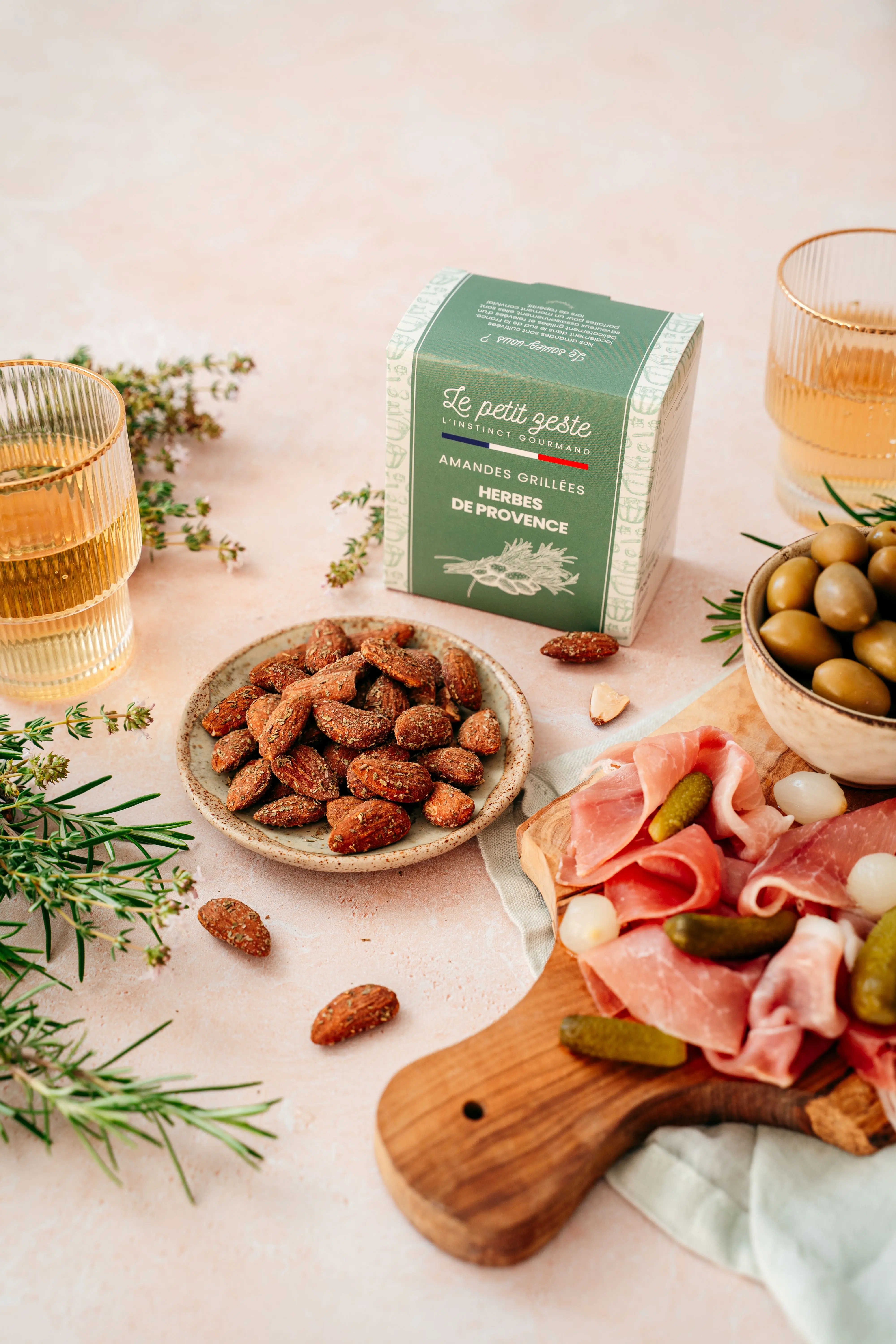 Roasted almonds - Herbes de Provence