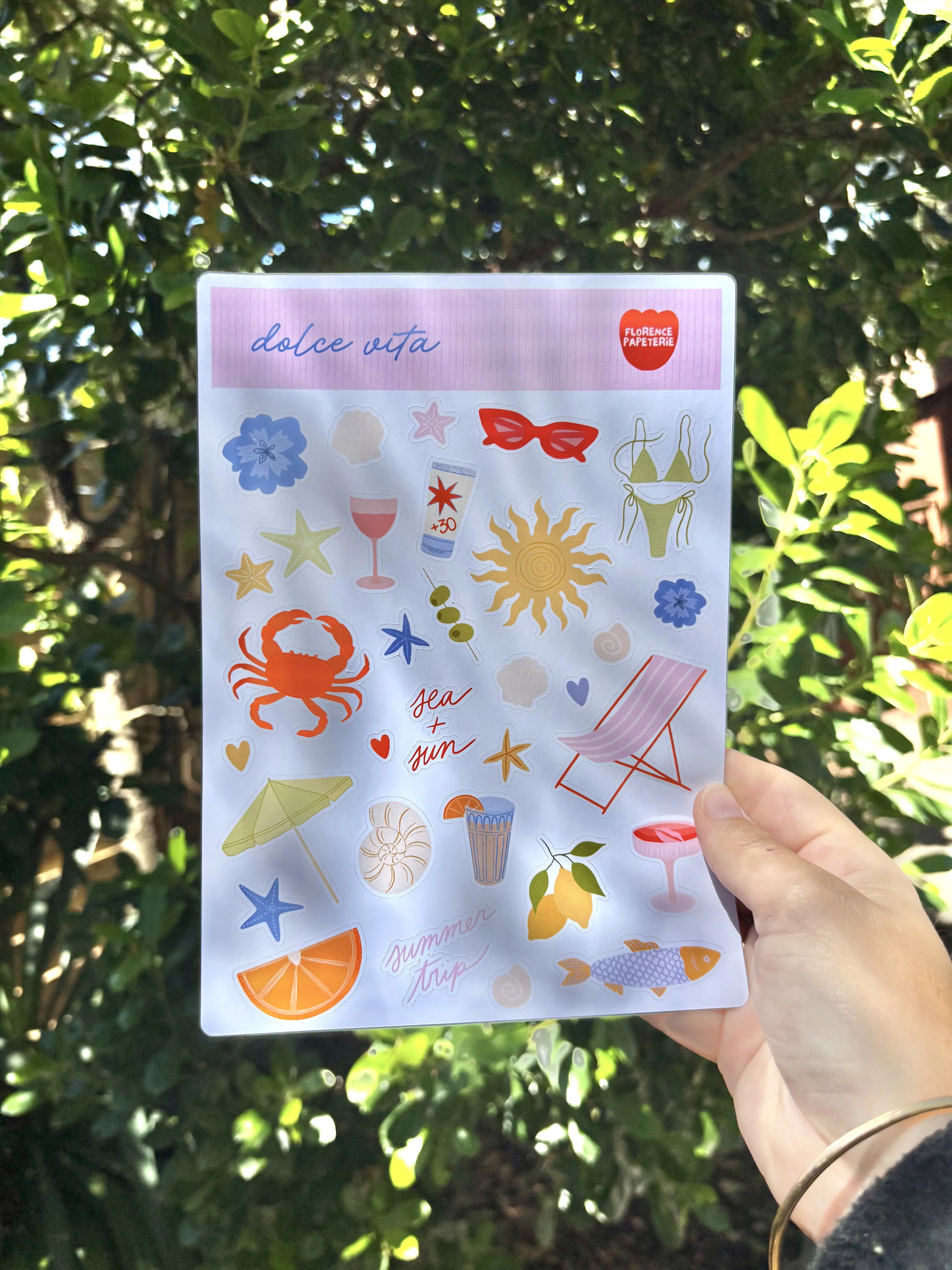 Sticker sheet - Dolce Vita