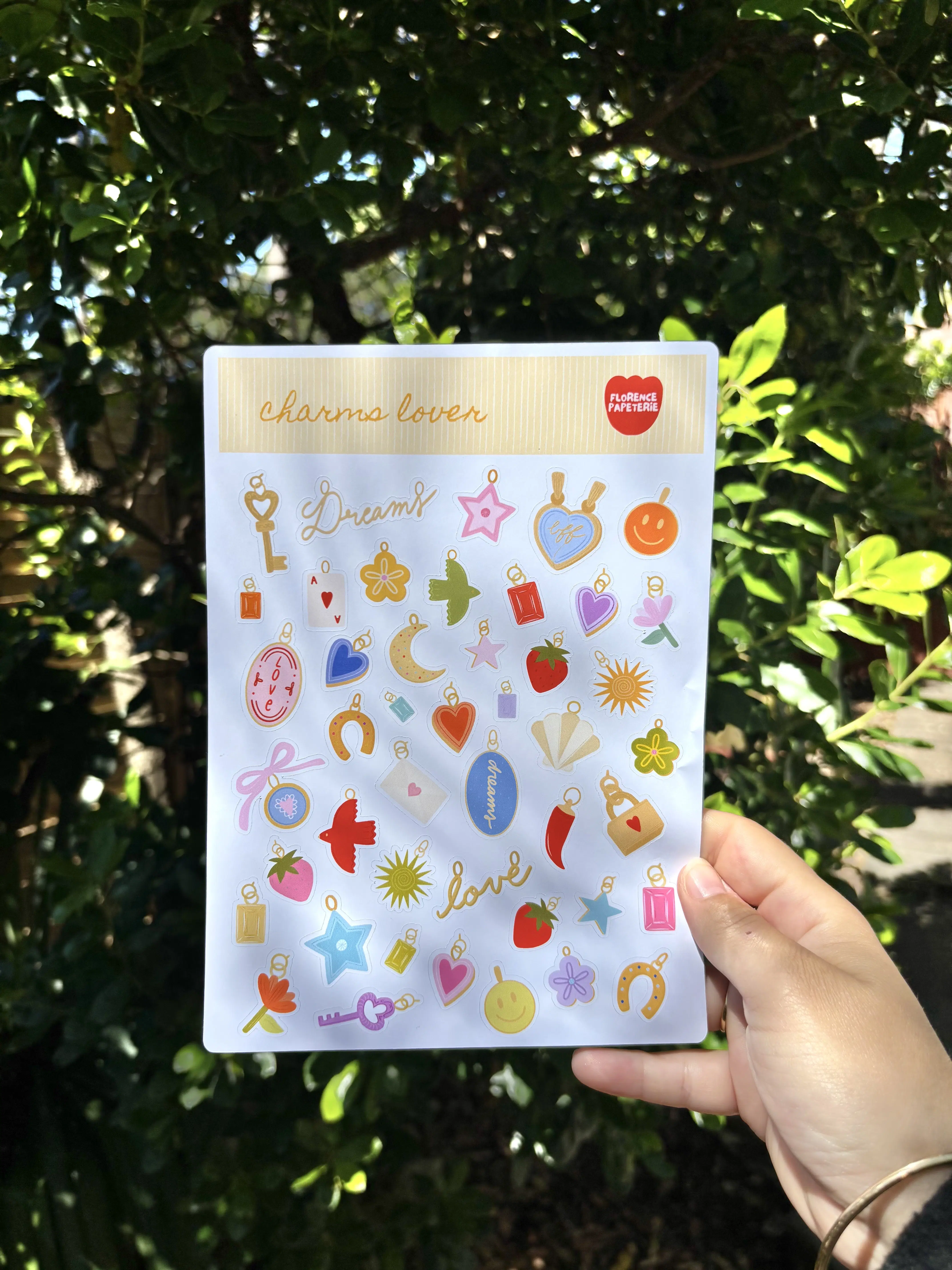 Sticker sheet - Charms Lover