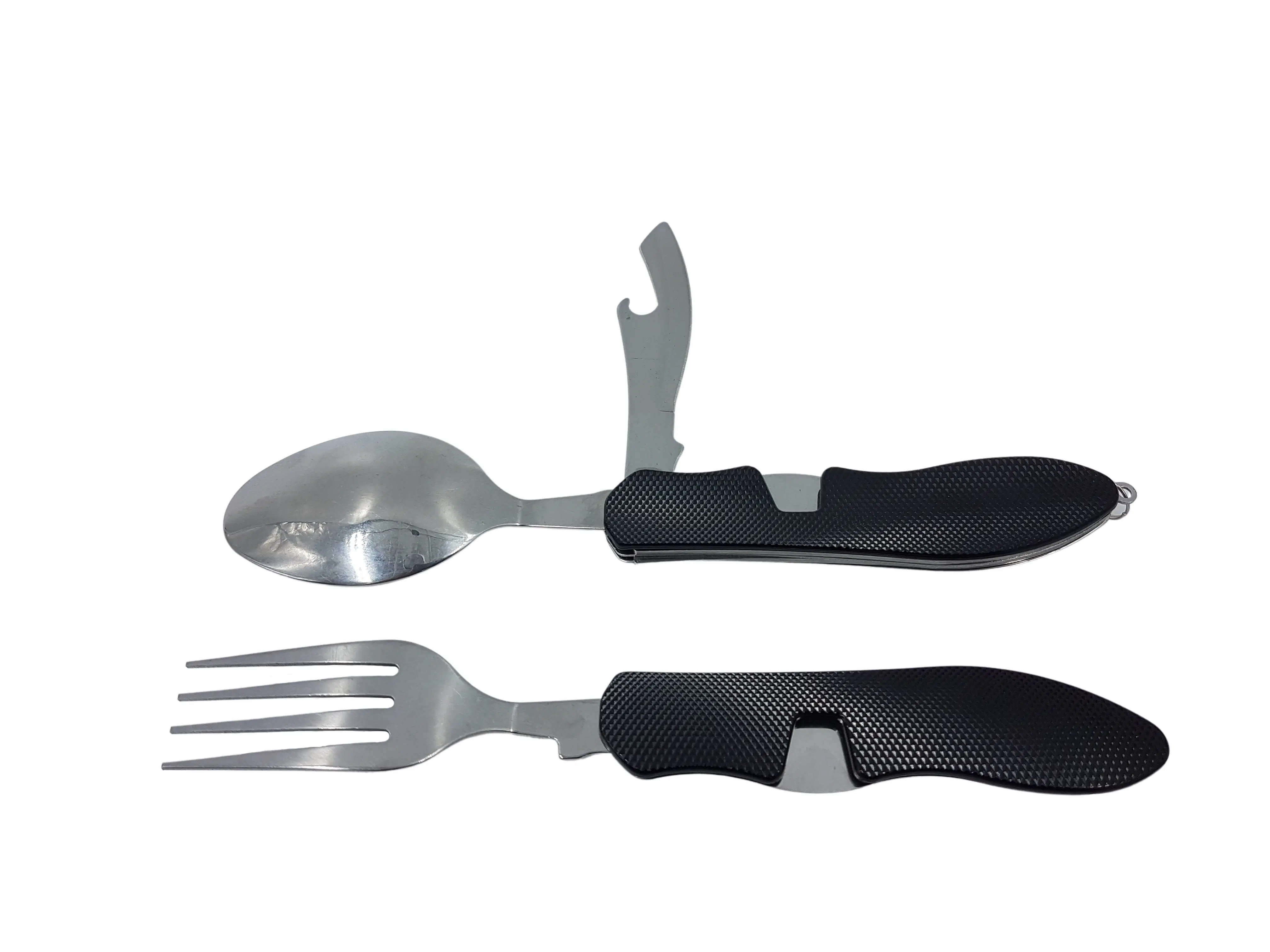 Edelstahl Besteckset „Cindy“, 4 in 1 Funktion, schwarz