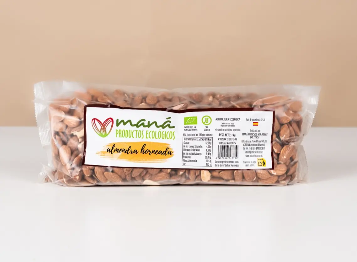 Natural Roasted Almonds 1000 g