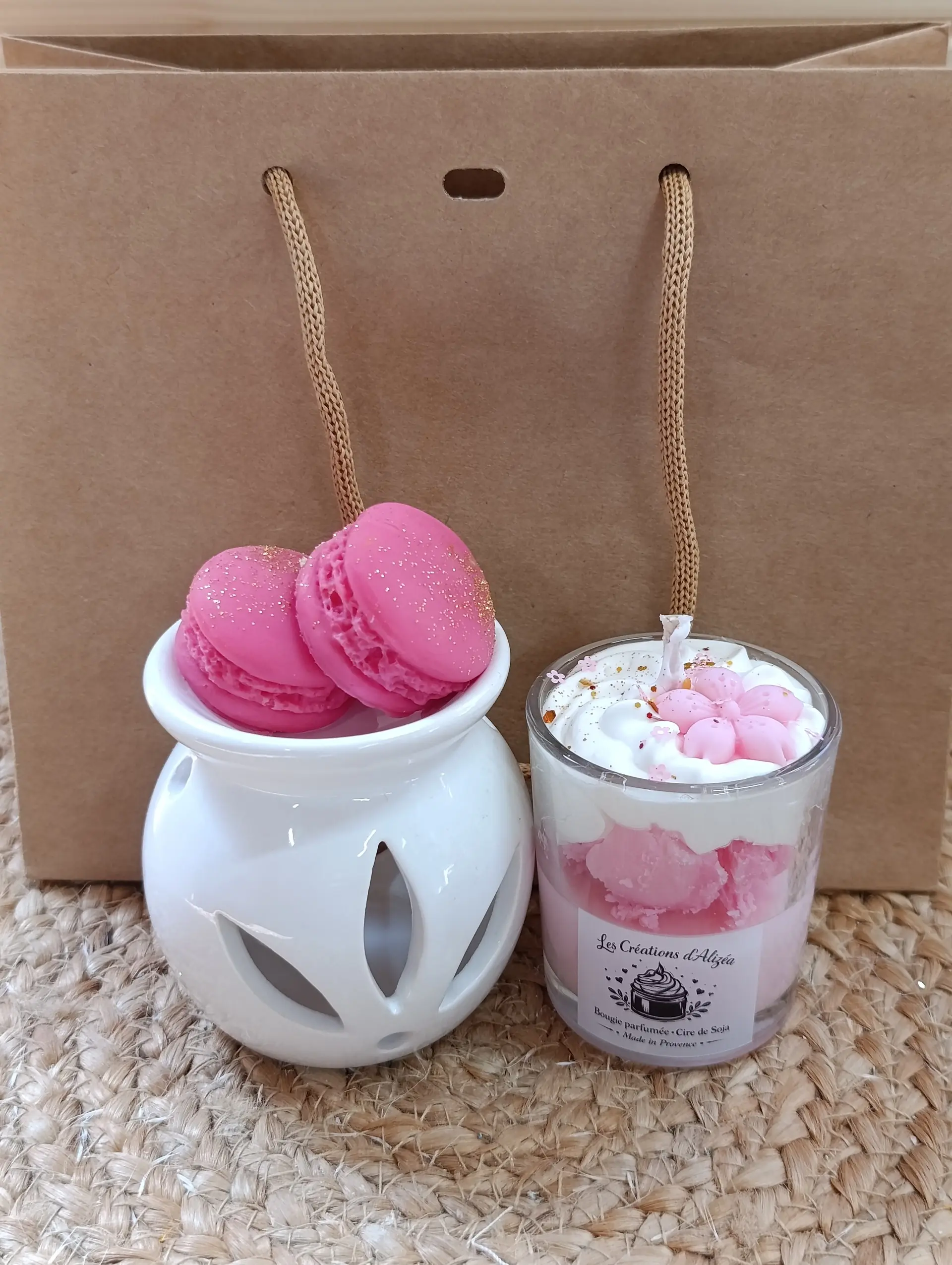 Candle + Oil Burner + Wax Melts Gift Set
