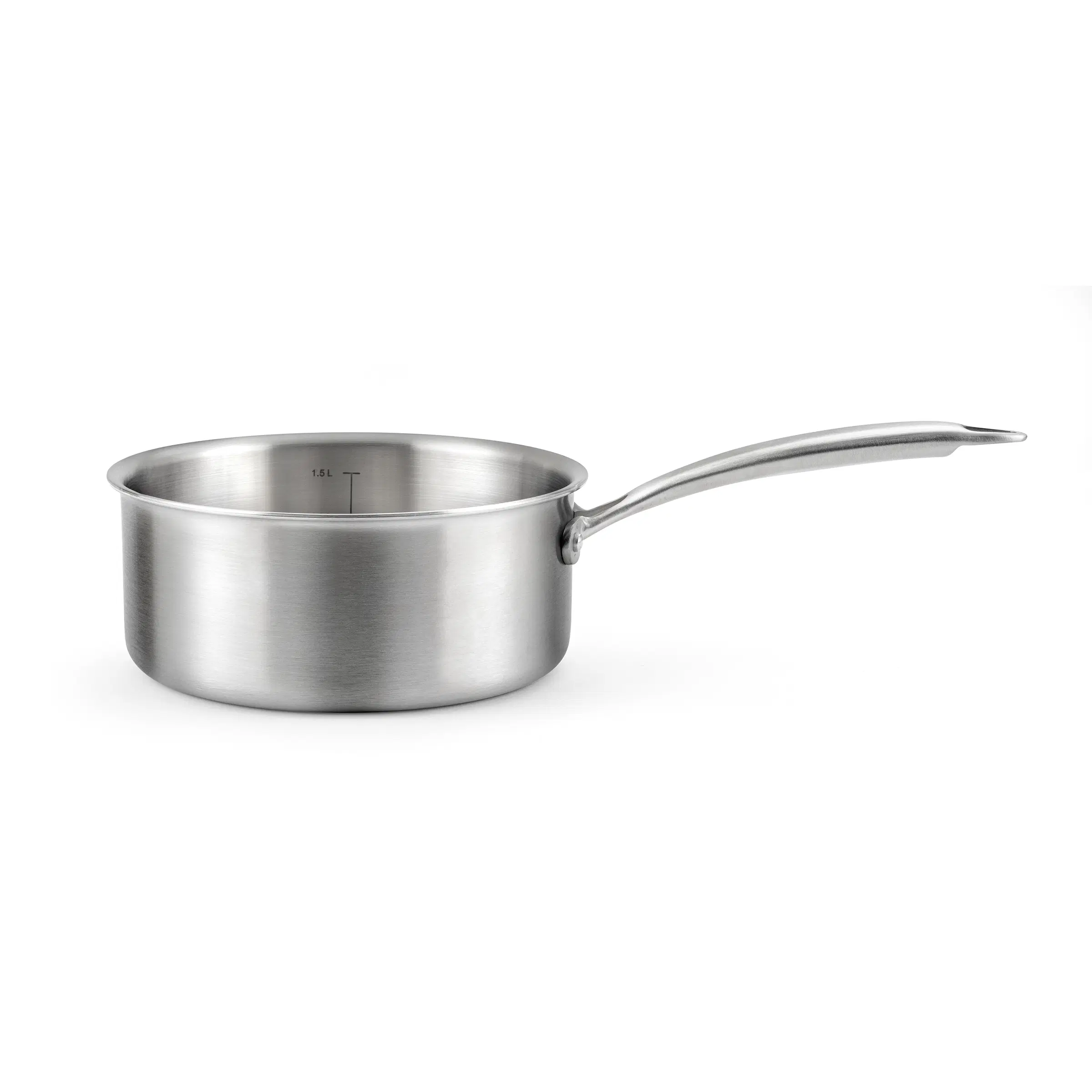 Gourmet - 18 cm stainless steel triply saucepan