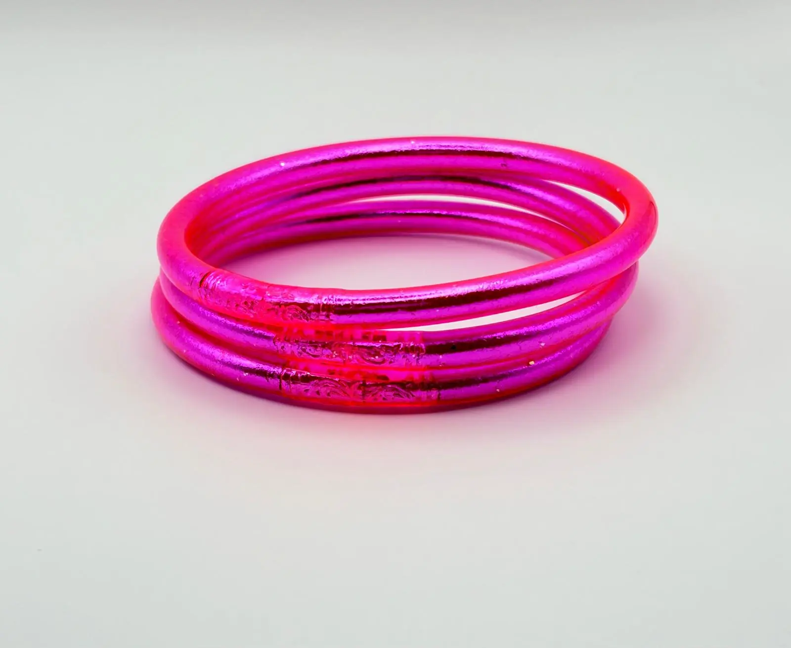5MM PINK BUDDHIST BANGLE