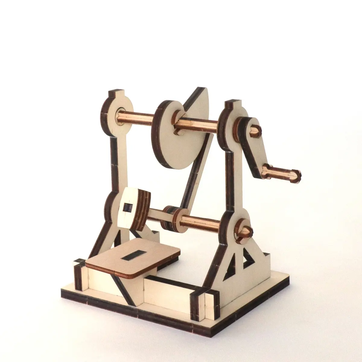 Martello a Camma di Leonardo - Gadget in legno da montare