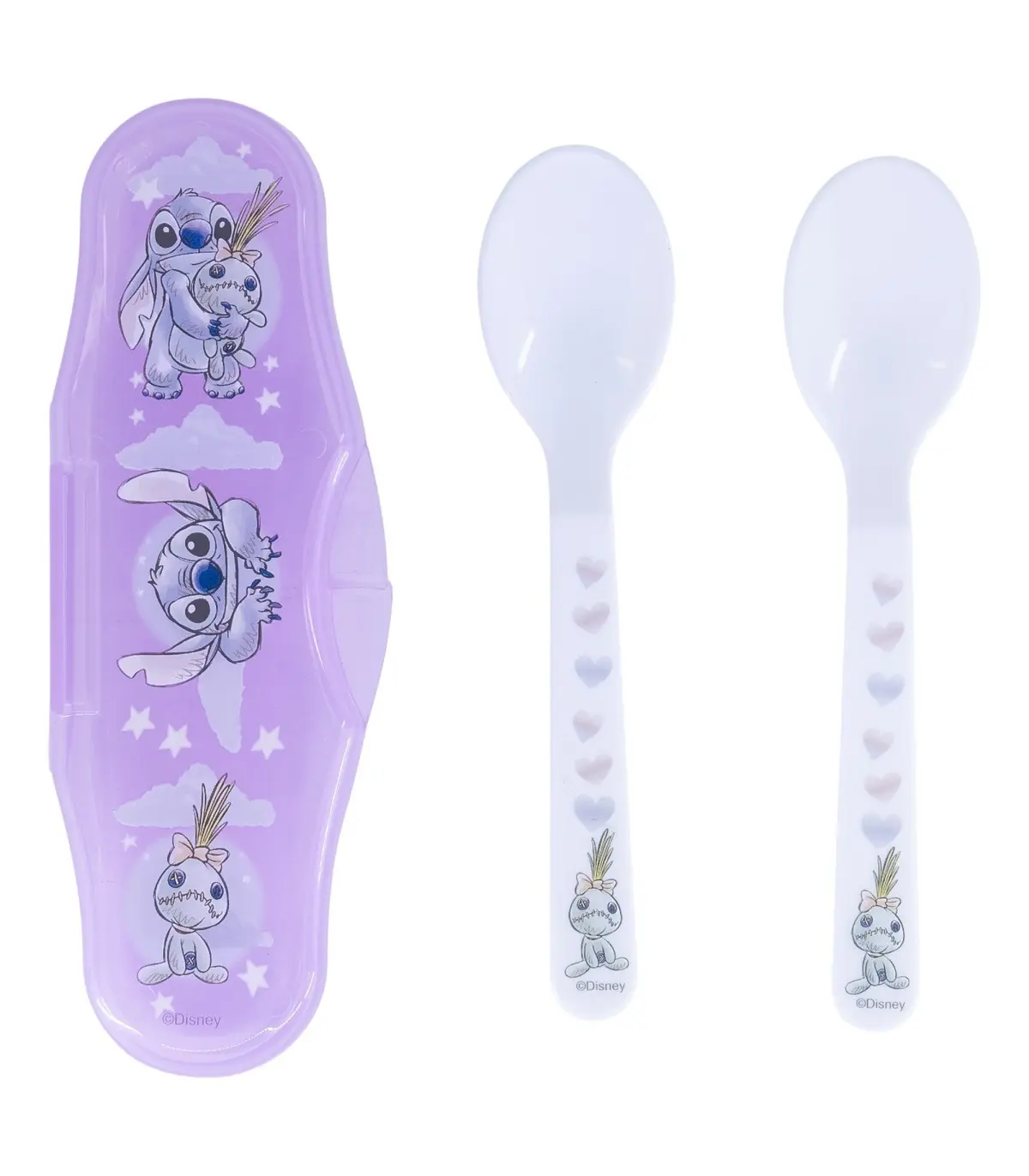 Set per bambini con 2 cucchiai PP Stitch Chopper Me
