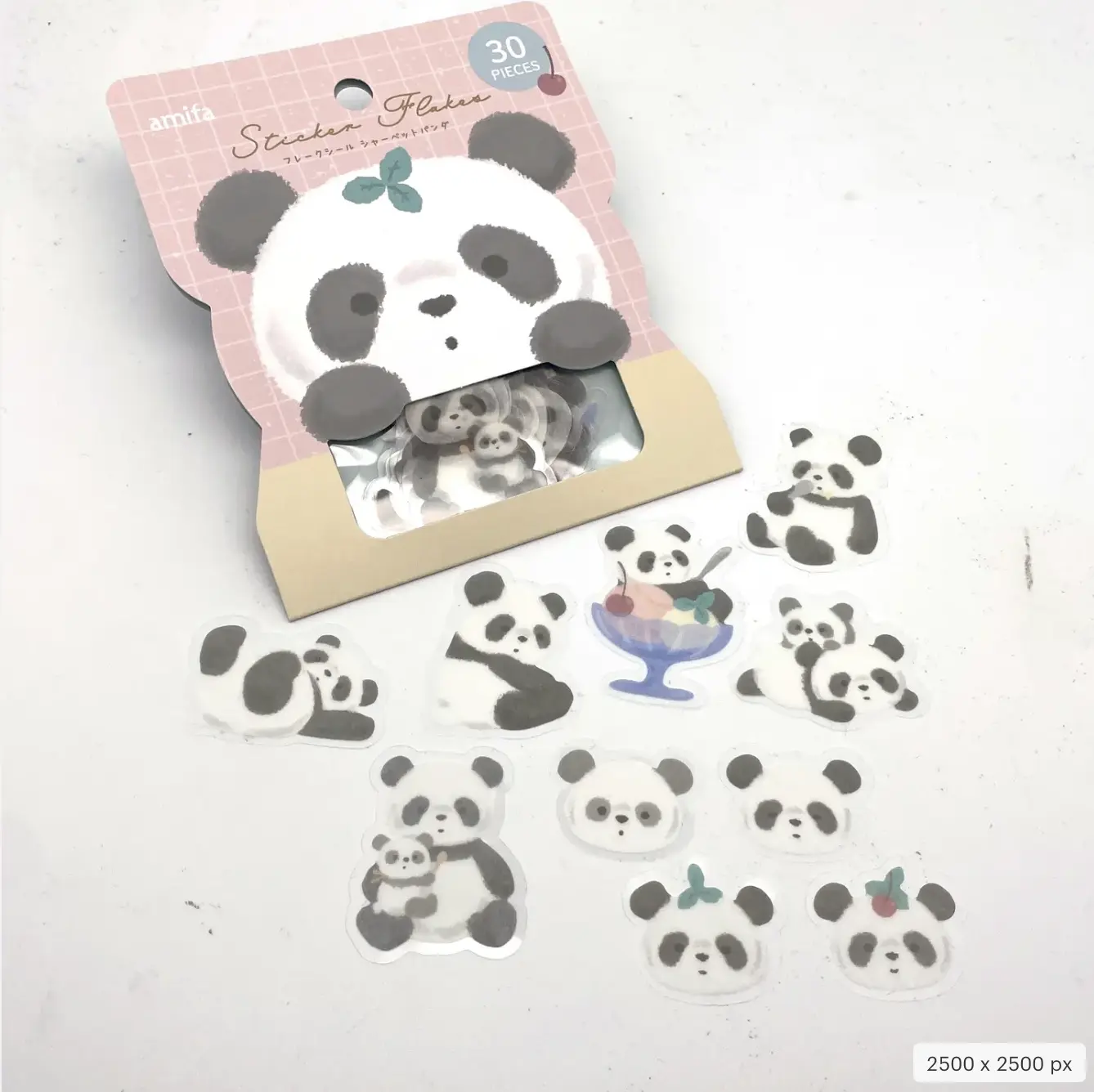 Panda - Washi Tape Sticker Decal