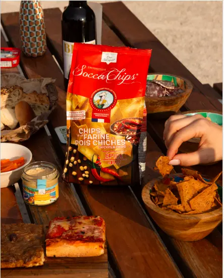 NEW FOR 2026!Chickpea flour chips - Spicy