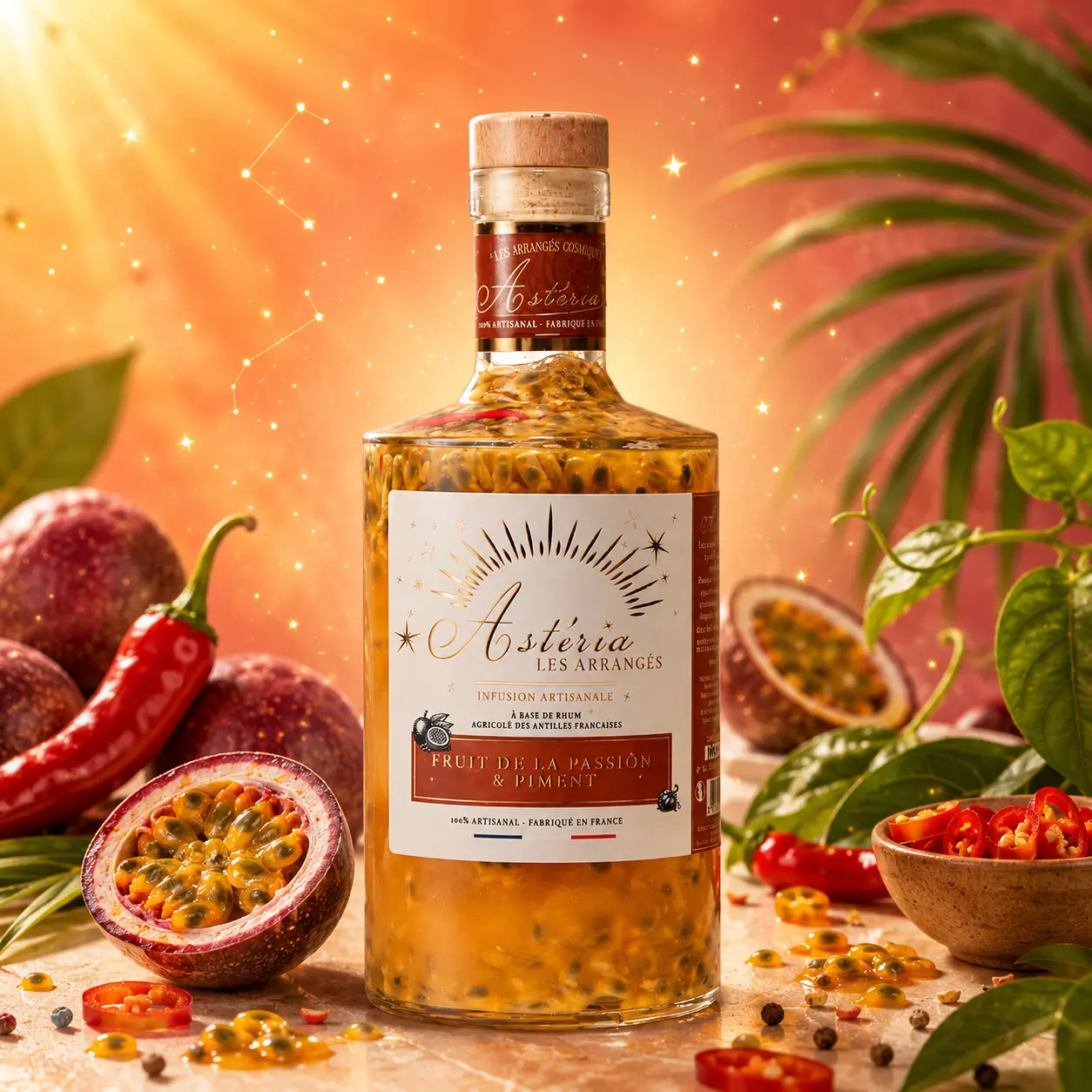 ASTERIA - PASSION FRUIT & CHILI PEPPER INFUSED RUM