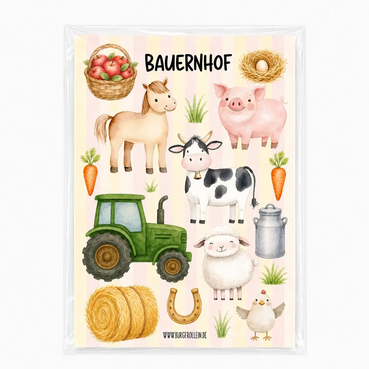 Iron-on transfer set "Farm" (DIN A5)