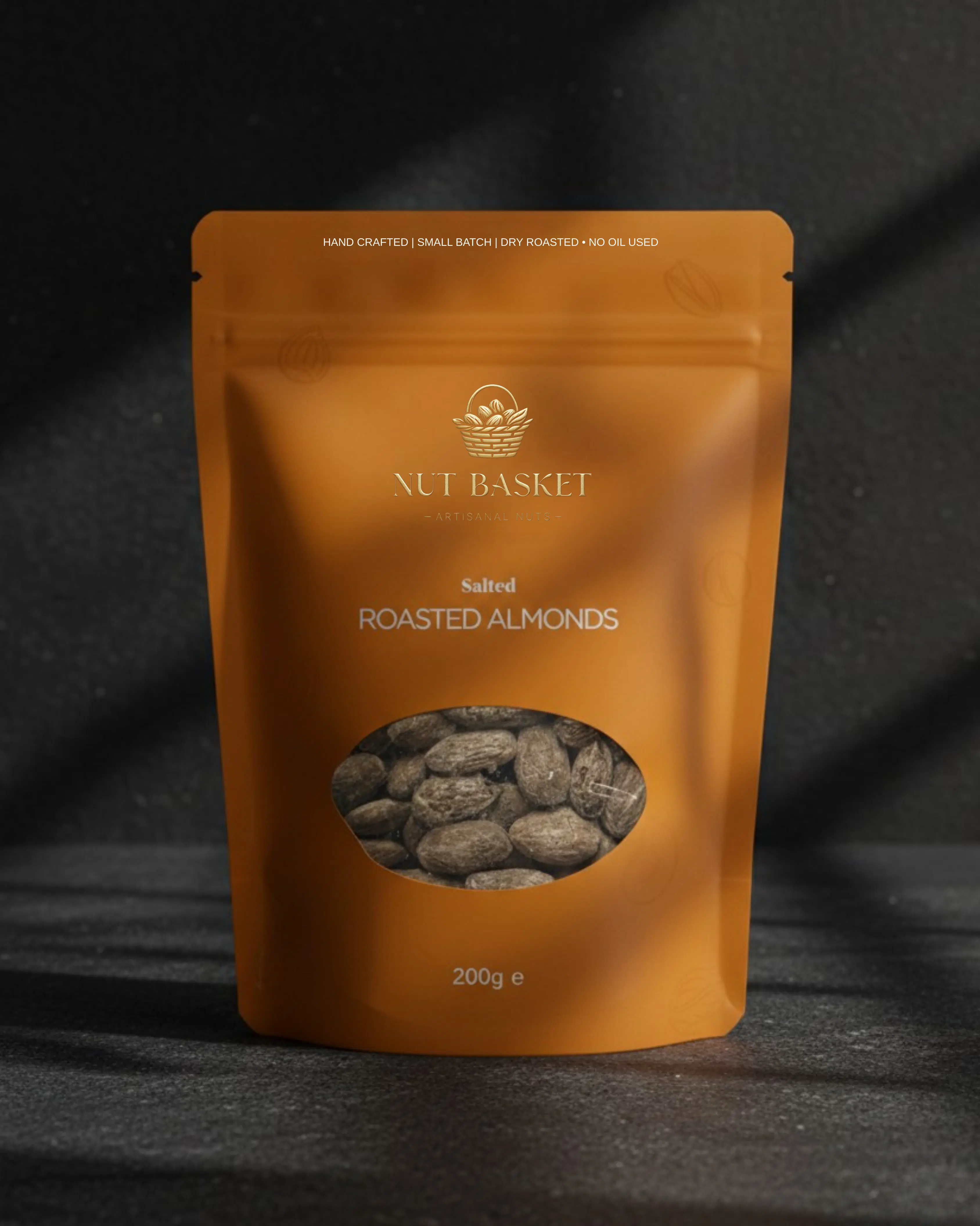 Nut Basket - Salted Roasted Almonds – Premium Roasted Nuts