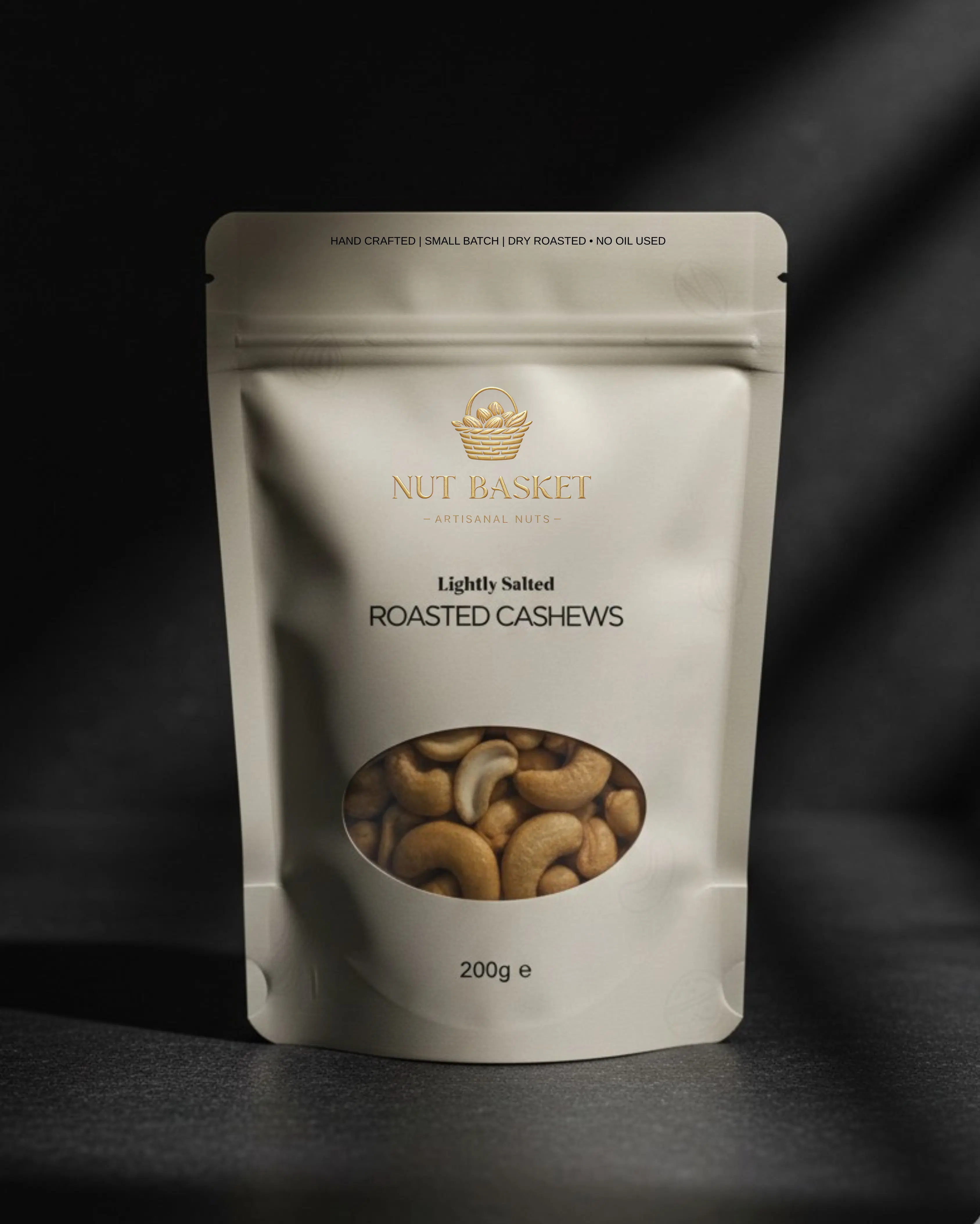Nut Basket - Lightly Salted Roasted Cashews – Premium Roasted Nuts