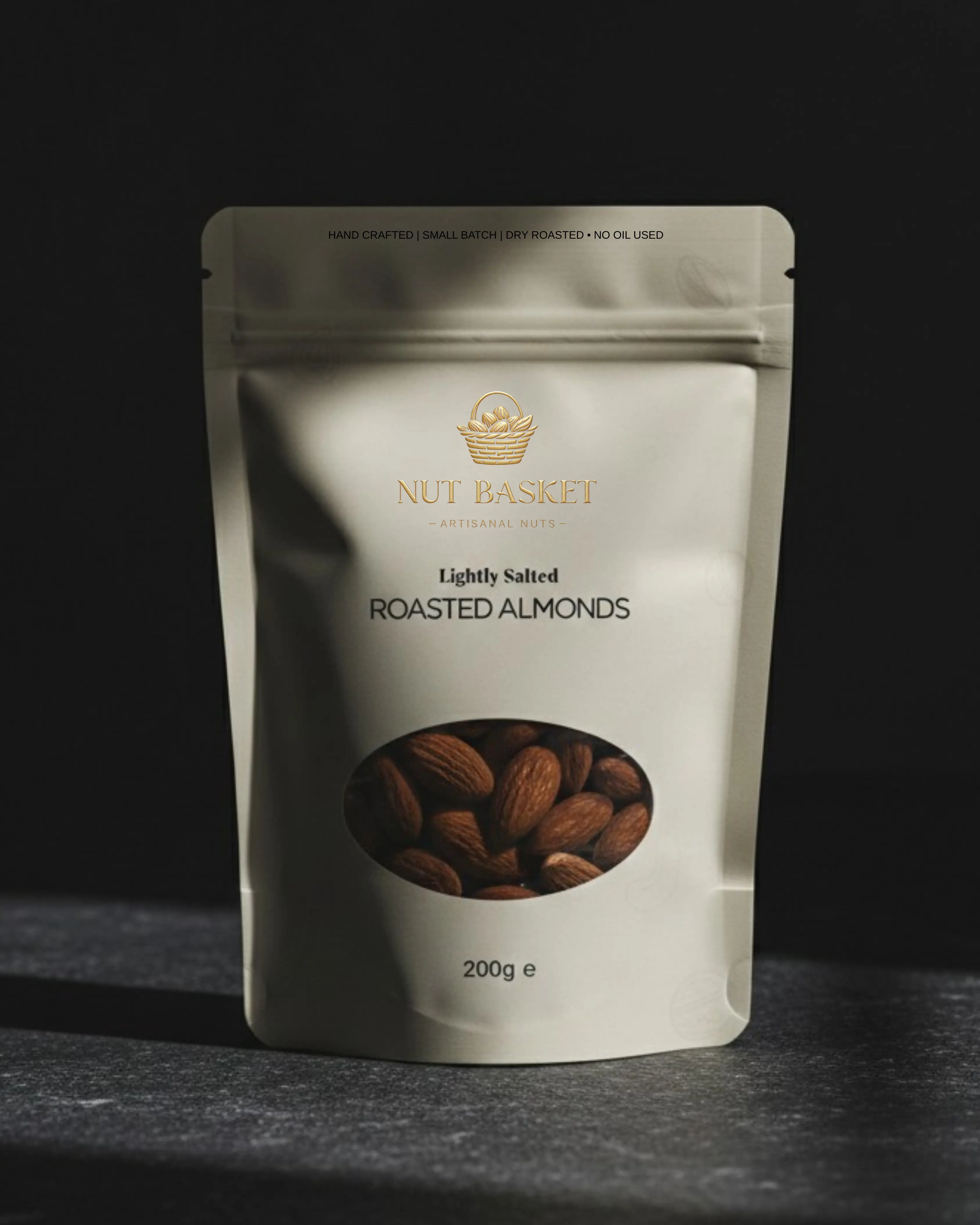 Nut Basket - Lightly Salted Roasted Almonds – Premium Roasted Nuts