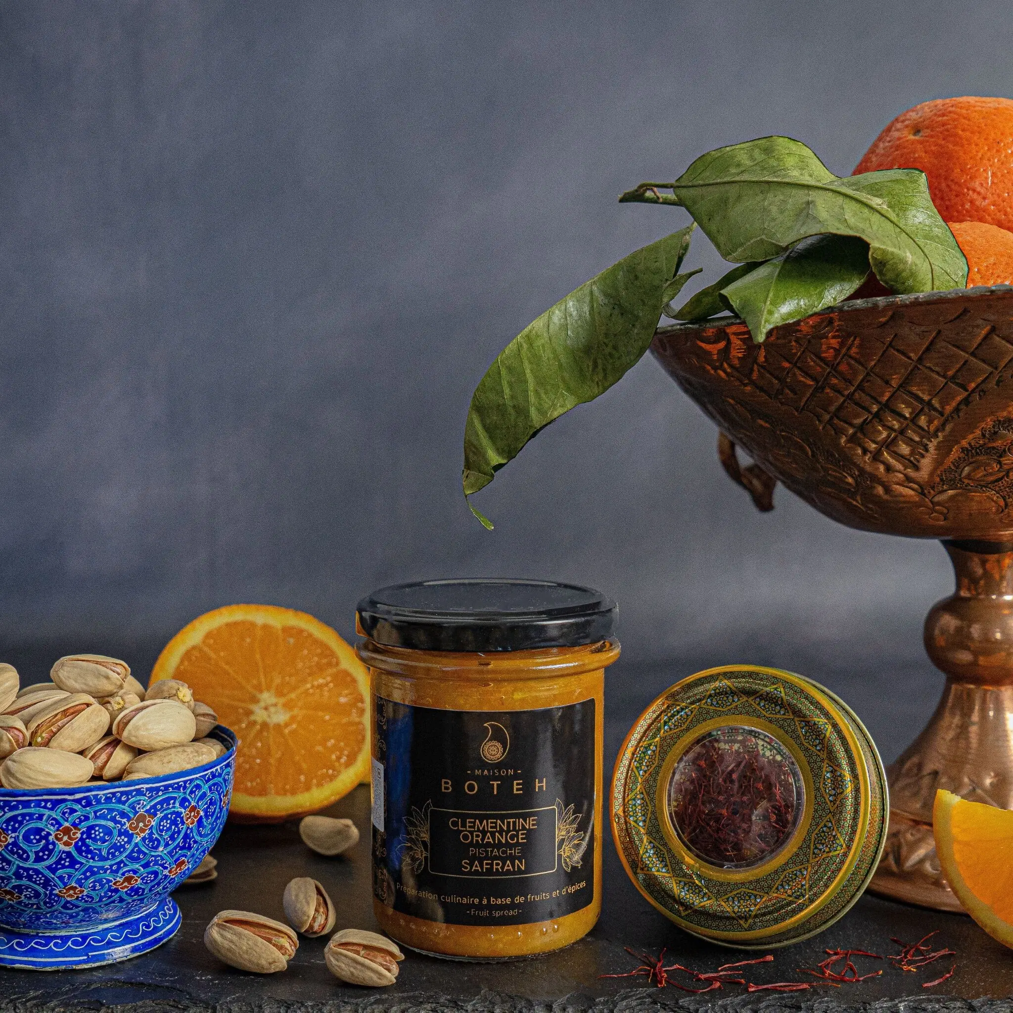 Mermeladas - Naranja Pistacho Azafrán