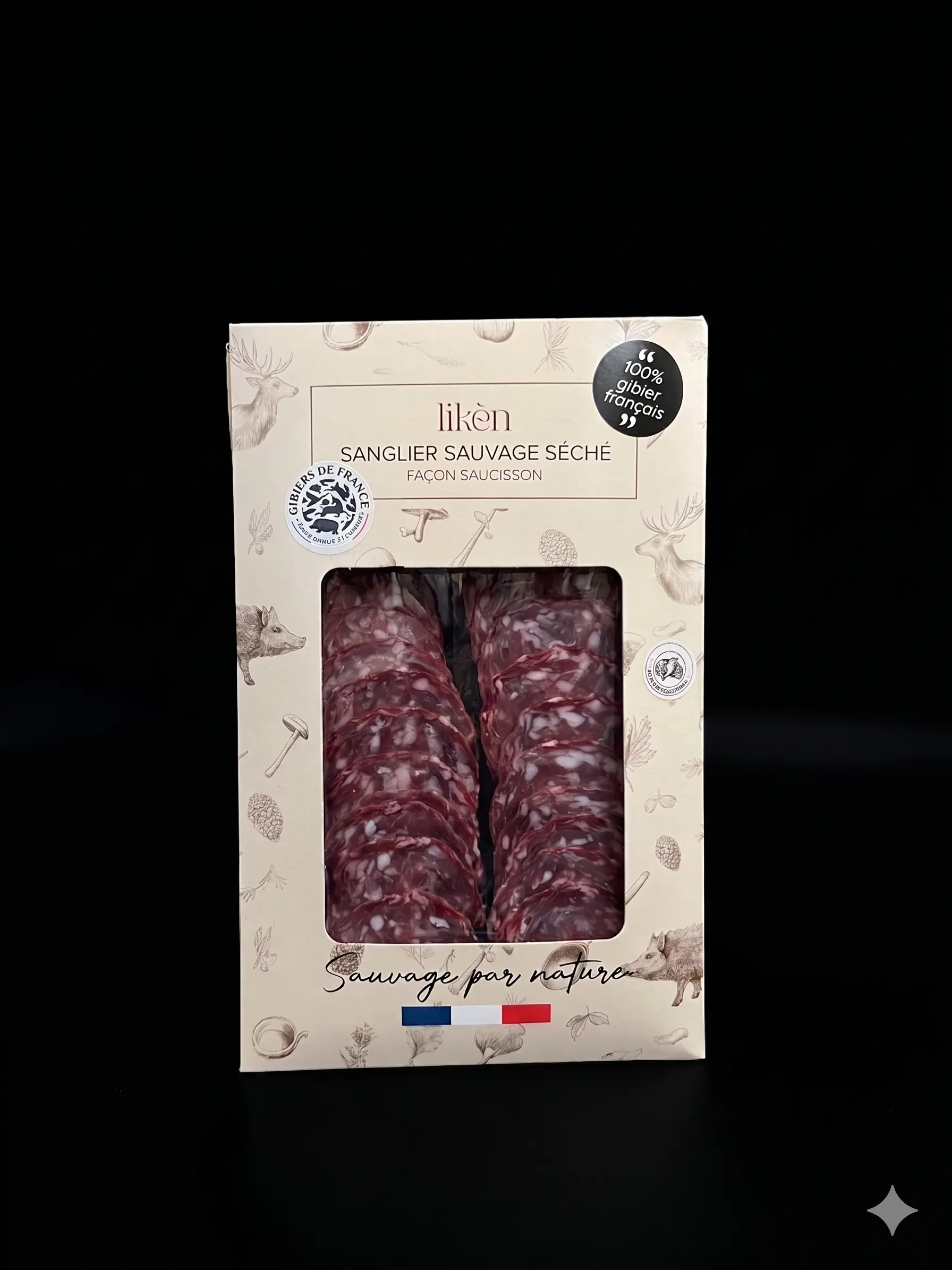 Séché de sanglier sauvage