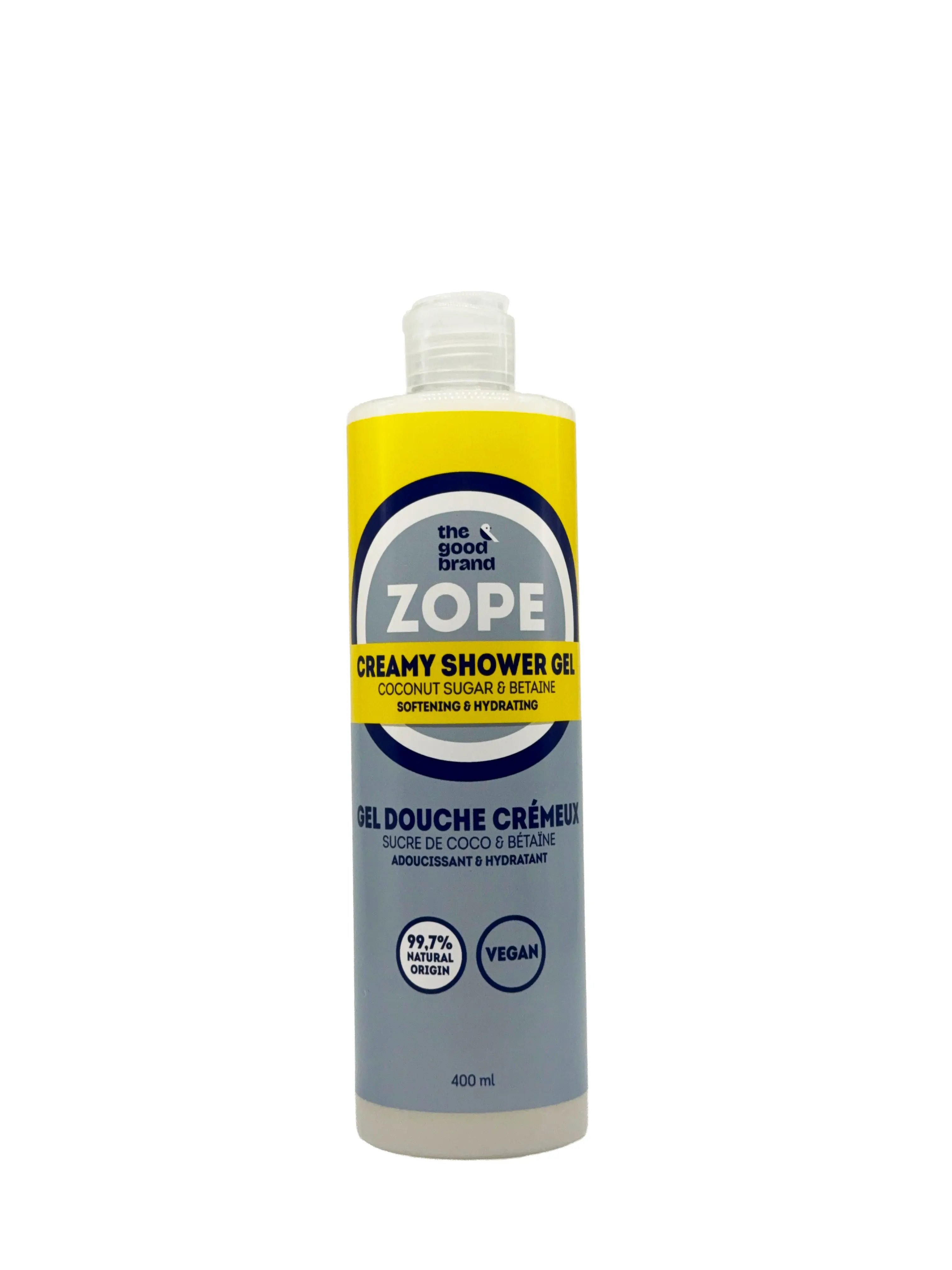 Duschcreme mit Kokosnusszucker und Betain, 400 ml