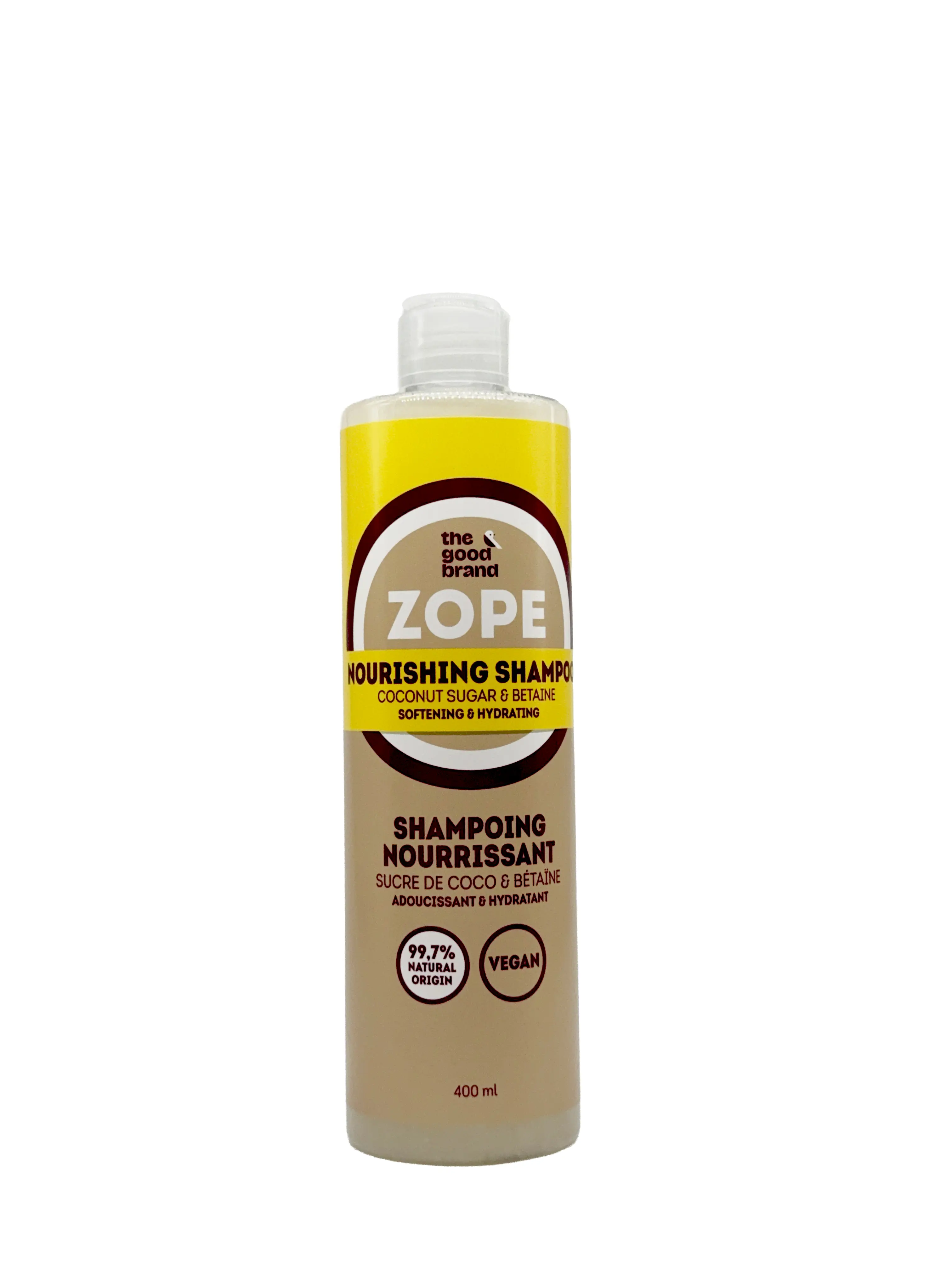 Natürliches Kokosnuss- und Leinsamen-Shampoo 400 ml
