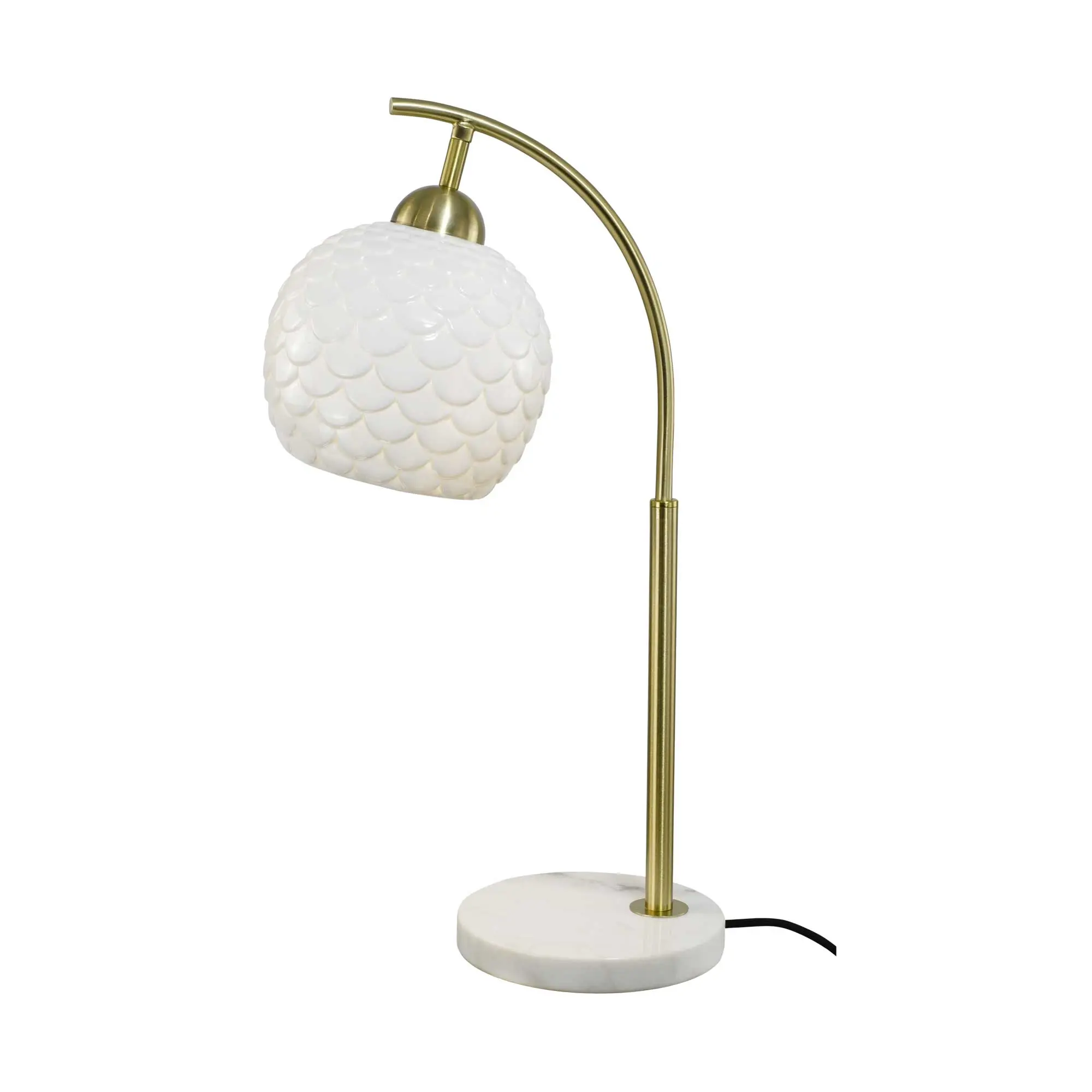 Mirène table lamp in ceramic, metal and marble