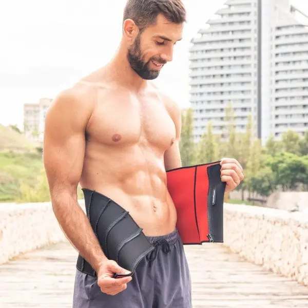 Abdominal sweat belt