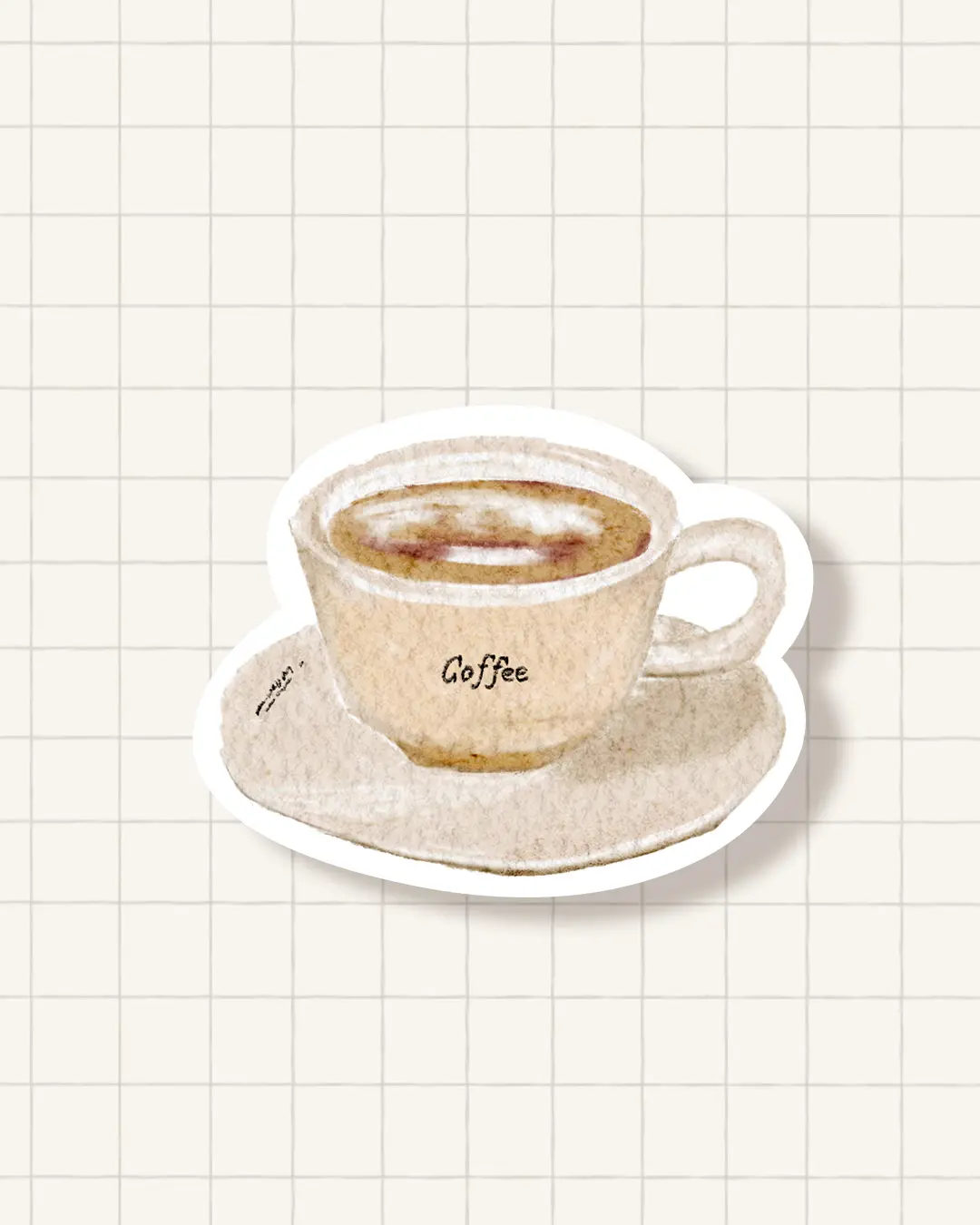 Cafe Sticker