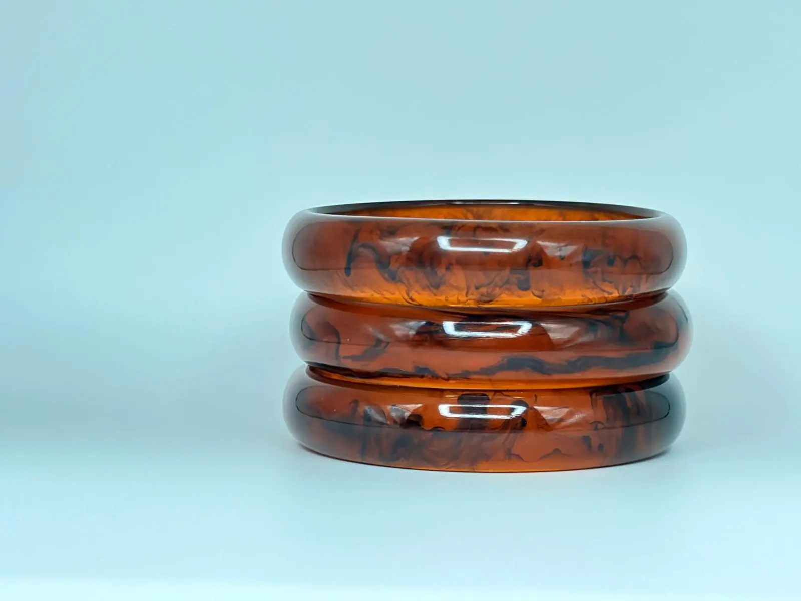 12mm Amber Resin Bracelet