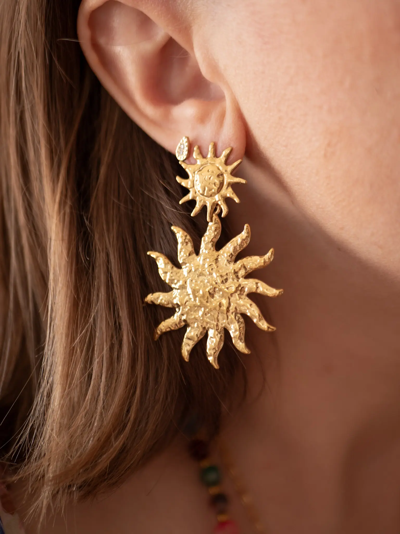 Azeria - Sun Earrings - Gift Idea - Made in France