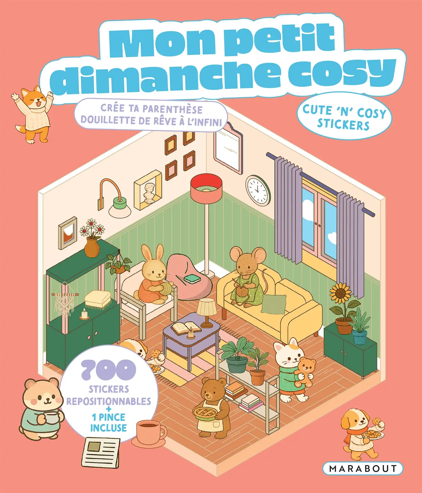 My Little Cozy Sunday Stickers - Cute 'n' Cozy Stickers