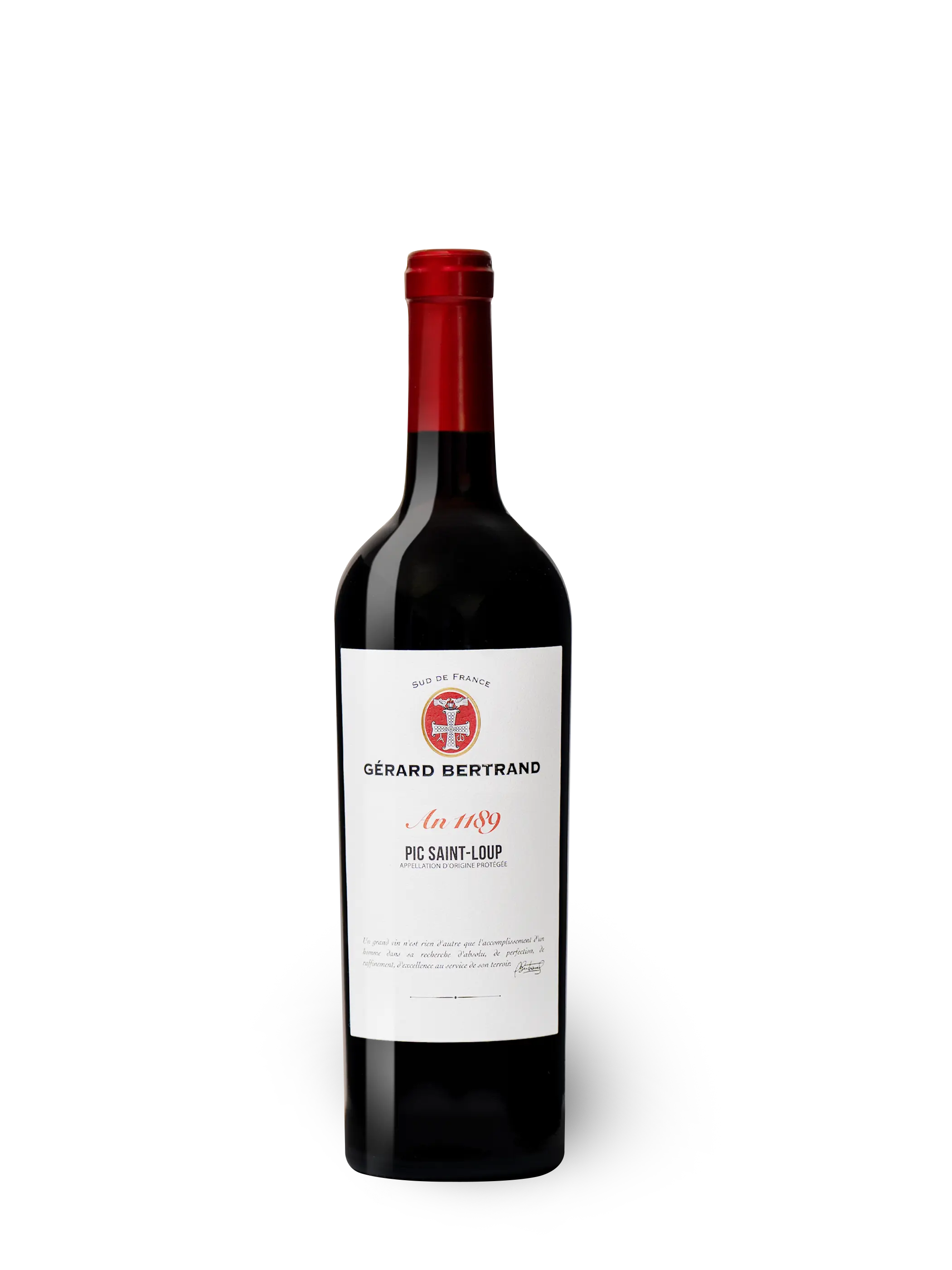 Héritage "An 1189" Pic Saint Loup 2024 75cl vin rouge
