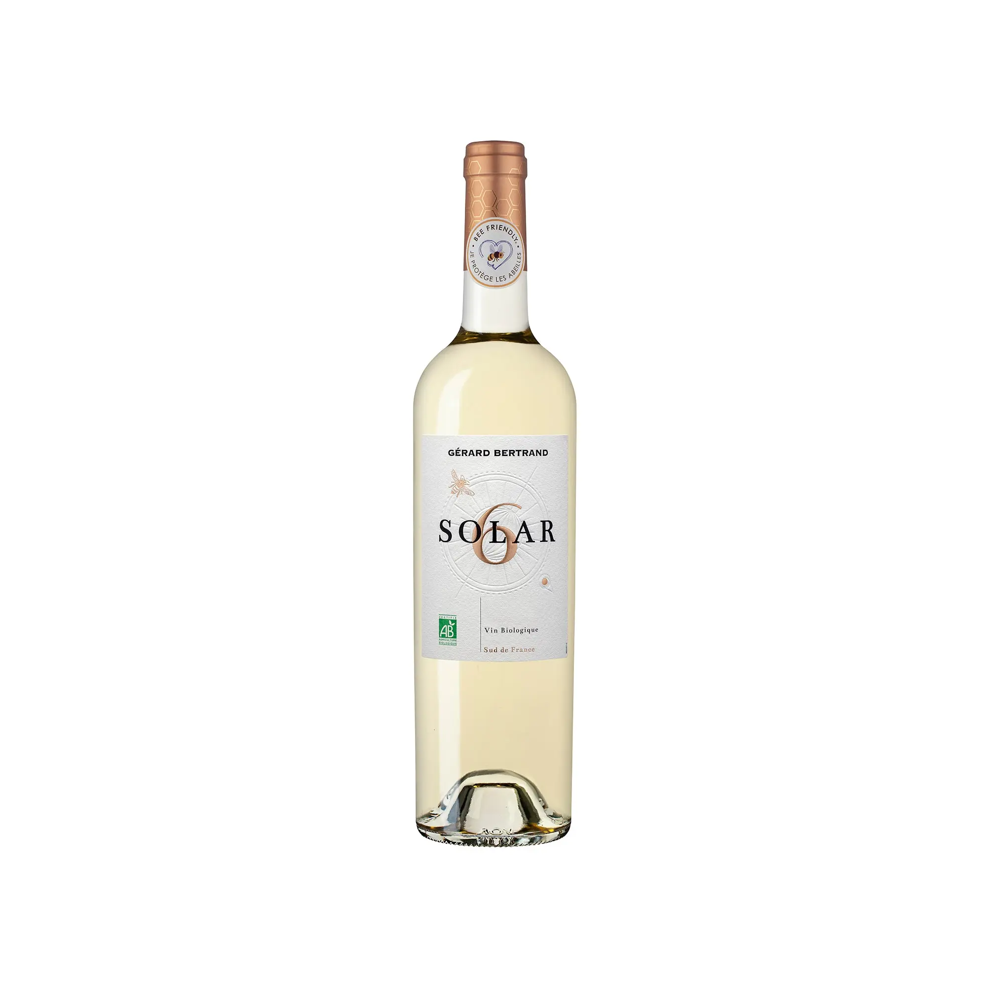 Solar6 Chardonnay vin blanc bio beefriendly 2025 75cl