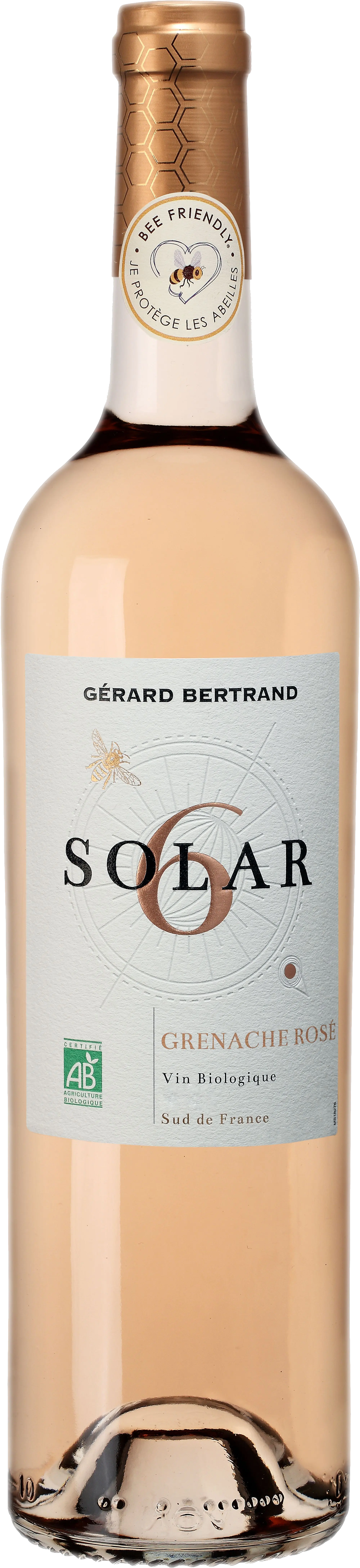 Solar6 Grenache vin rosé bio beefriendly 2025 75cl
