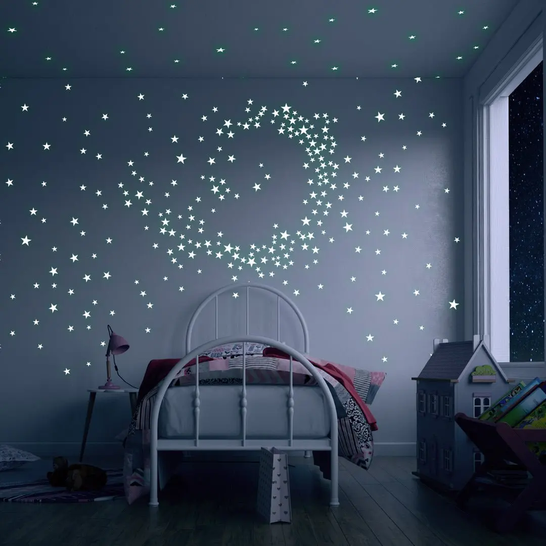 Piccole stelle luminose wall stickers