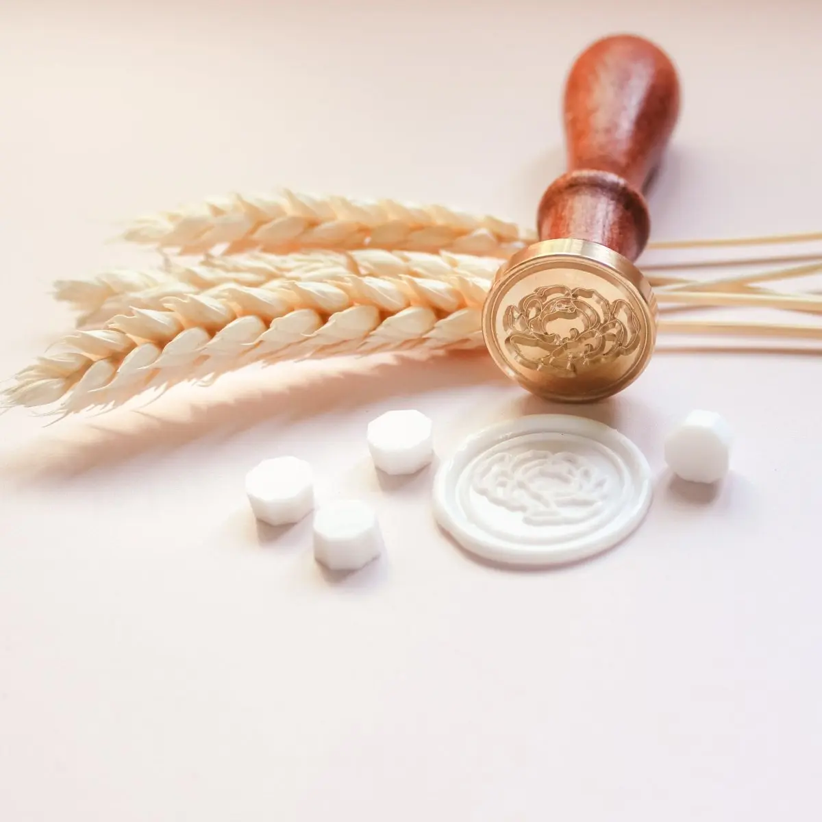 Wax seal stamp - Peony
