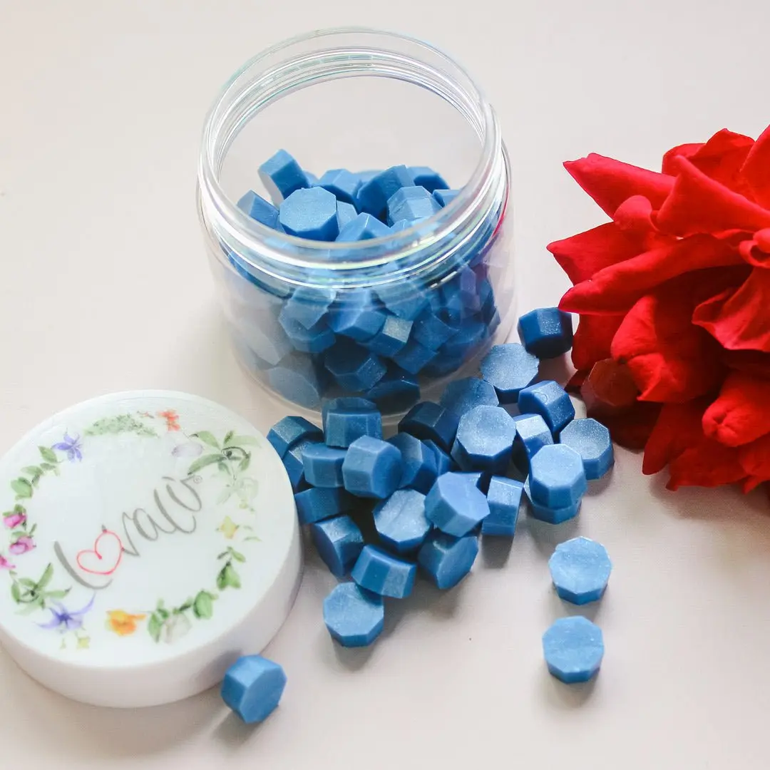 Barattolino di Ceralacca – Blu Sapphire
