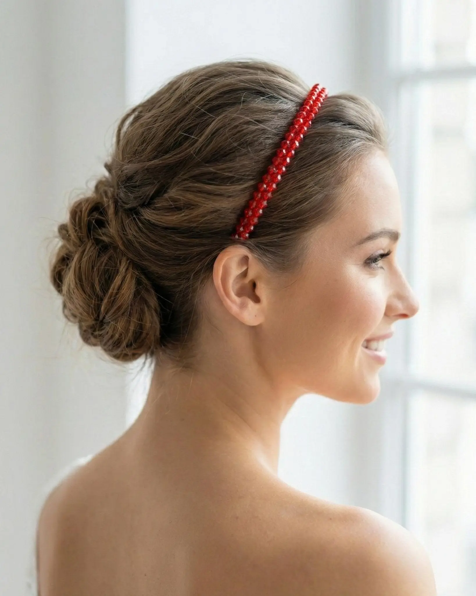 Feine Kristall Tiara für Hochzeit und Abendlook