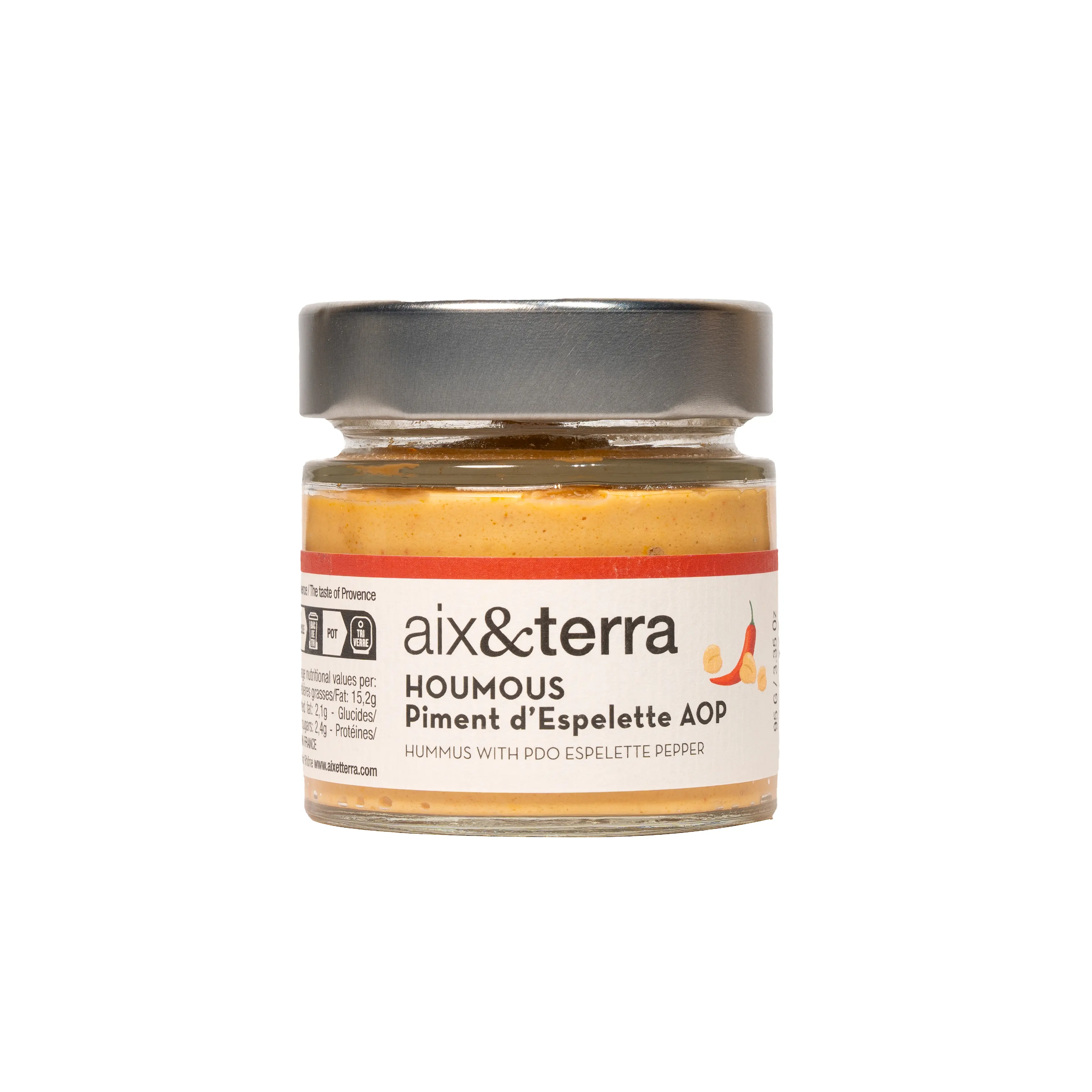Hummus with Espelette Pepper PDO 95g