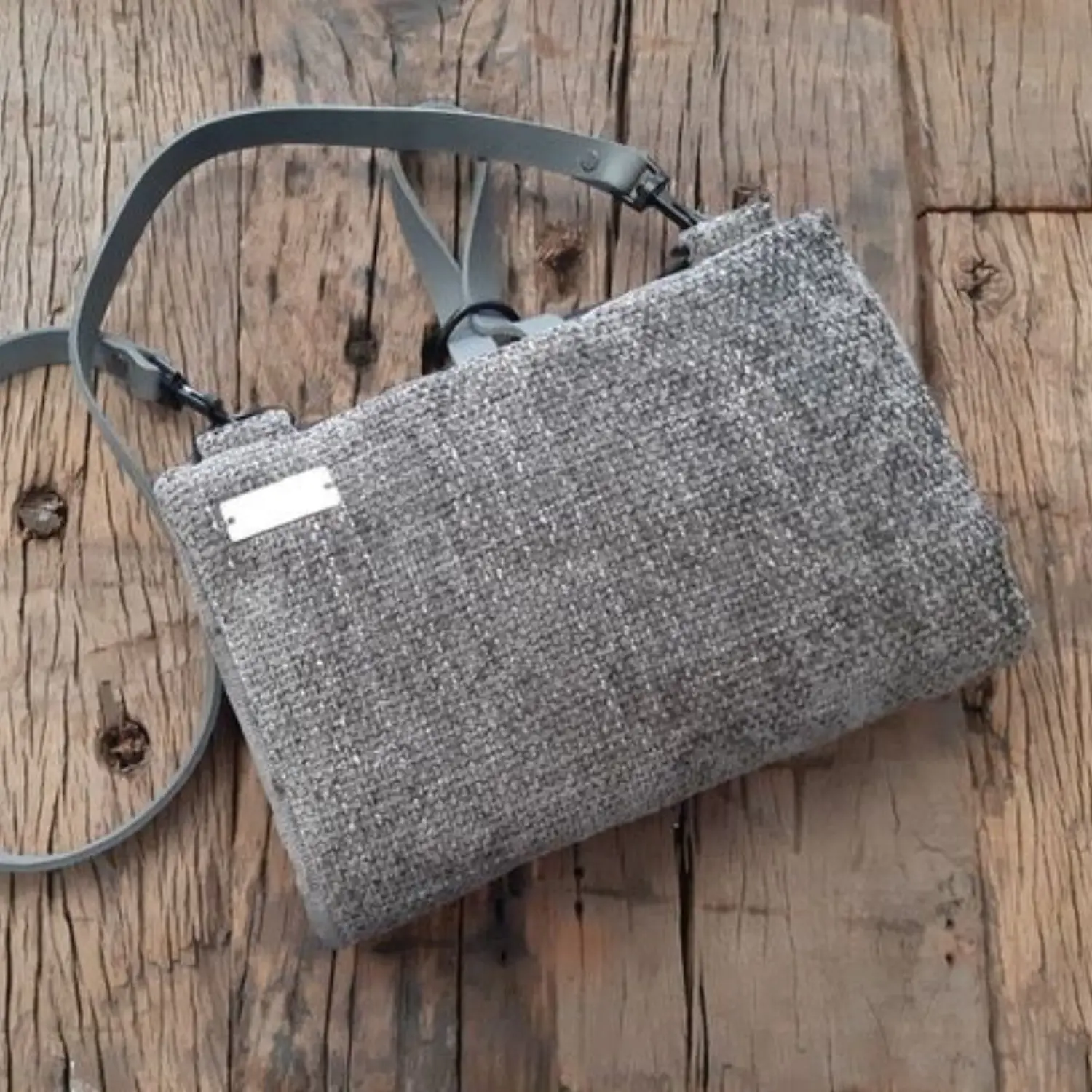 Travel-Decke Bouclé Light Stone Love