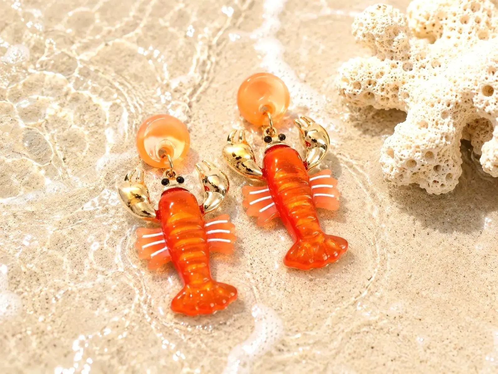 Lobster Earrings – Fun Summer Earrings