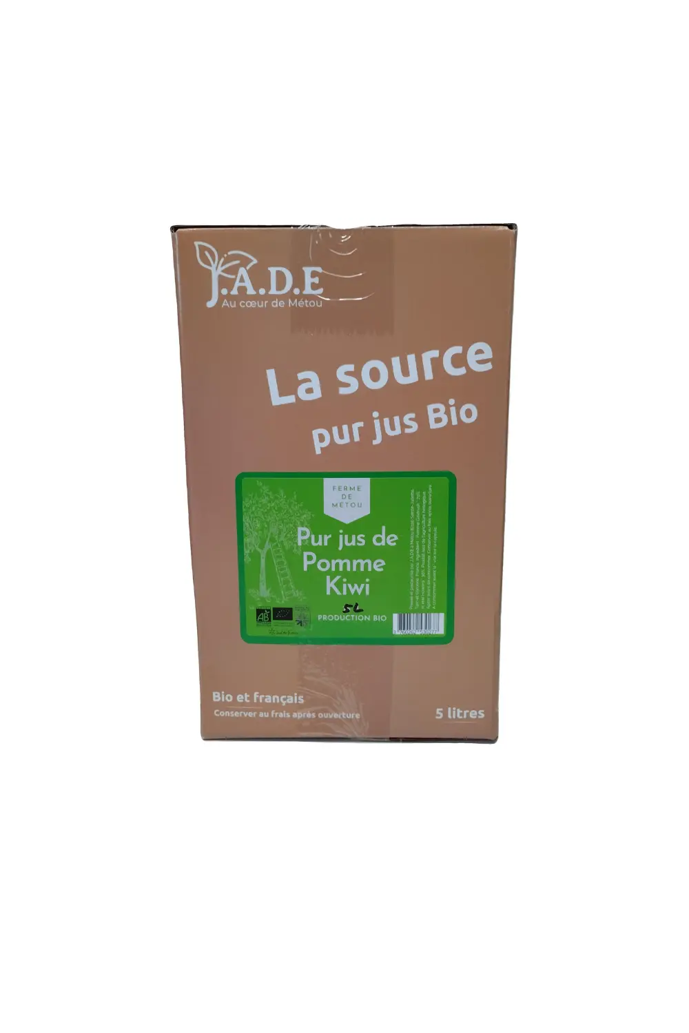Pur Jus Pomme-Kiwi Bib 5L Bio Gamme Authentique