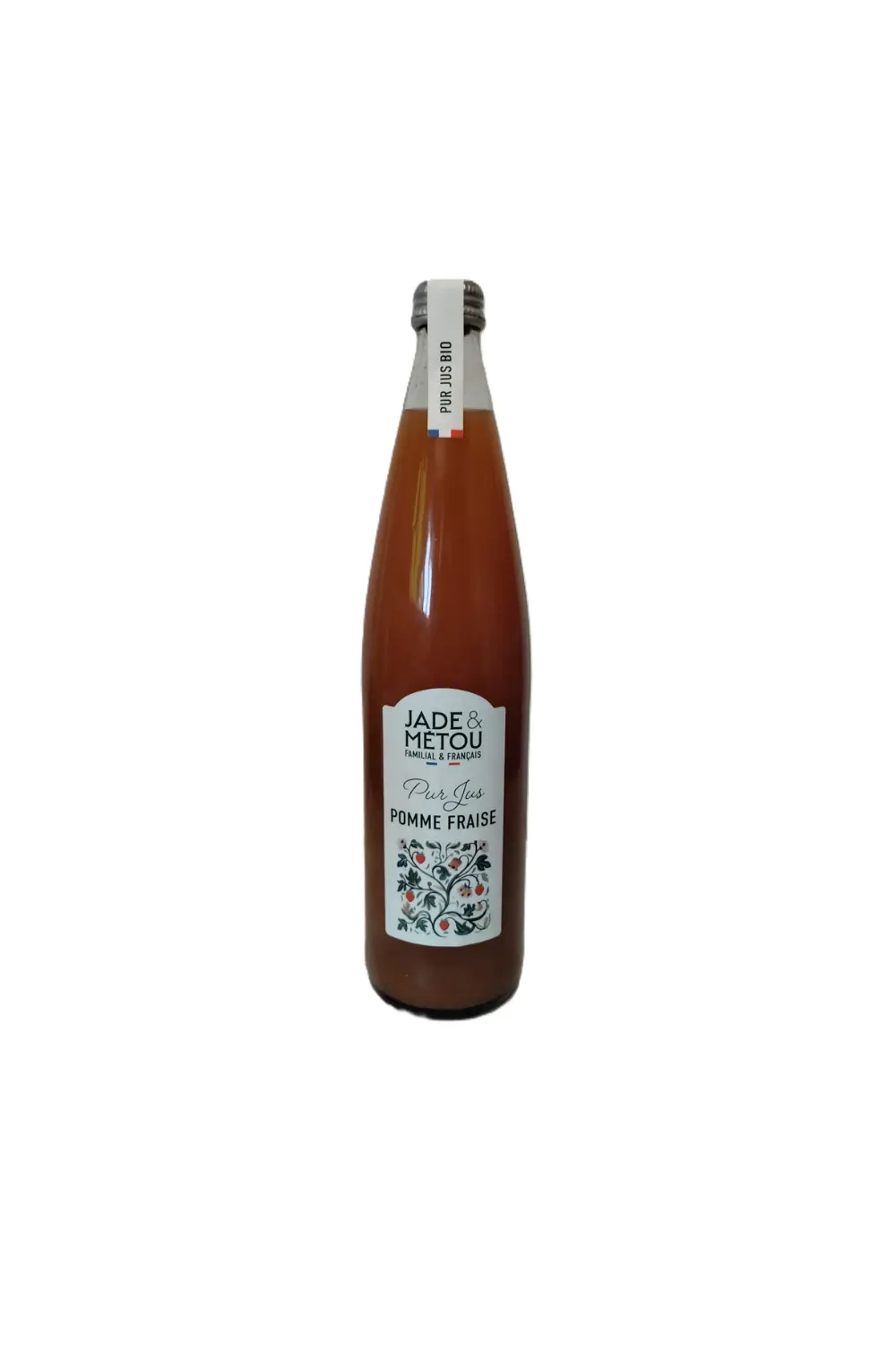 Pur Jus de Pomme-Fraise 75cl Bio Gamme Gourmet
