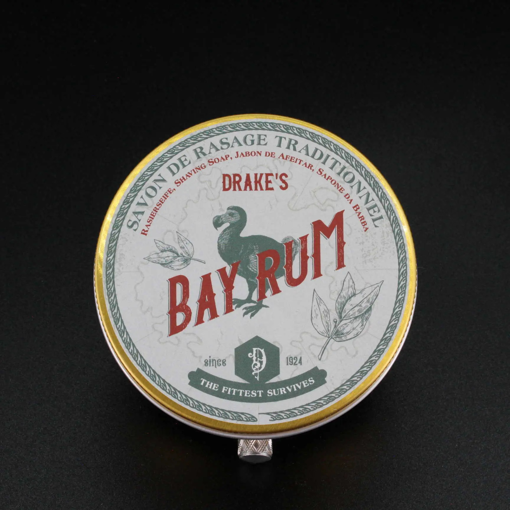 Savon de Rasage "Drake's Bay Rum" en bol métal - DARWIN