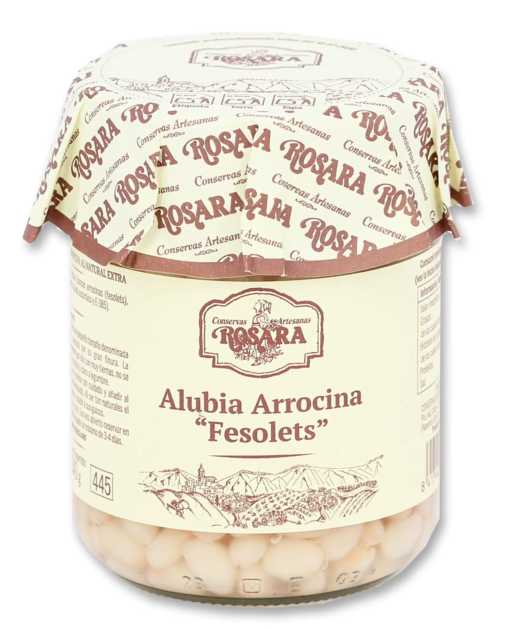 ARROCINA BOHNENGLAS „FESOLETS“ 445 ml